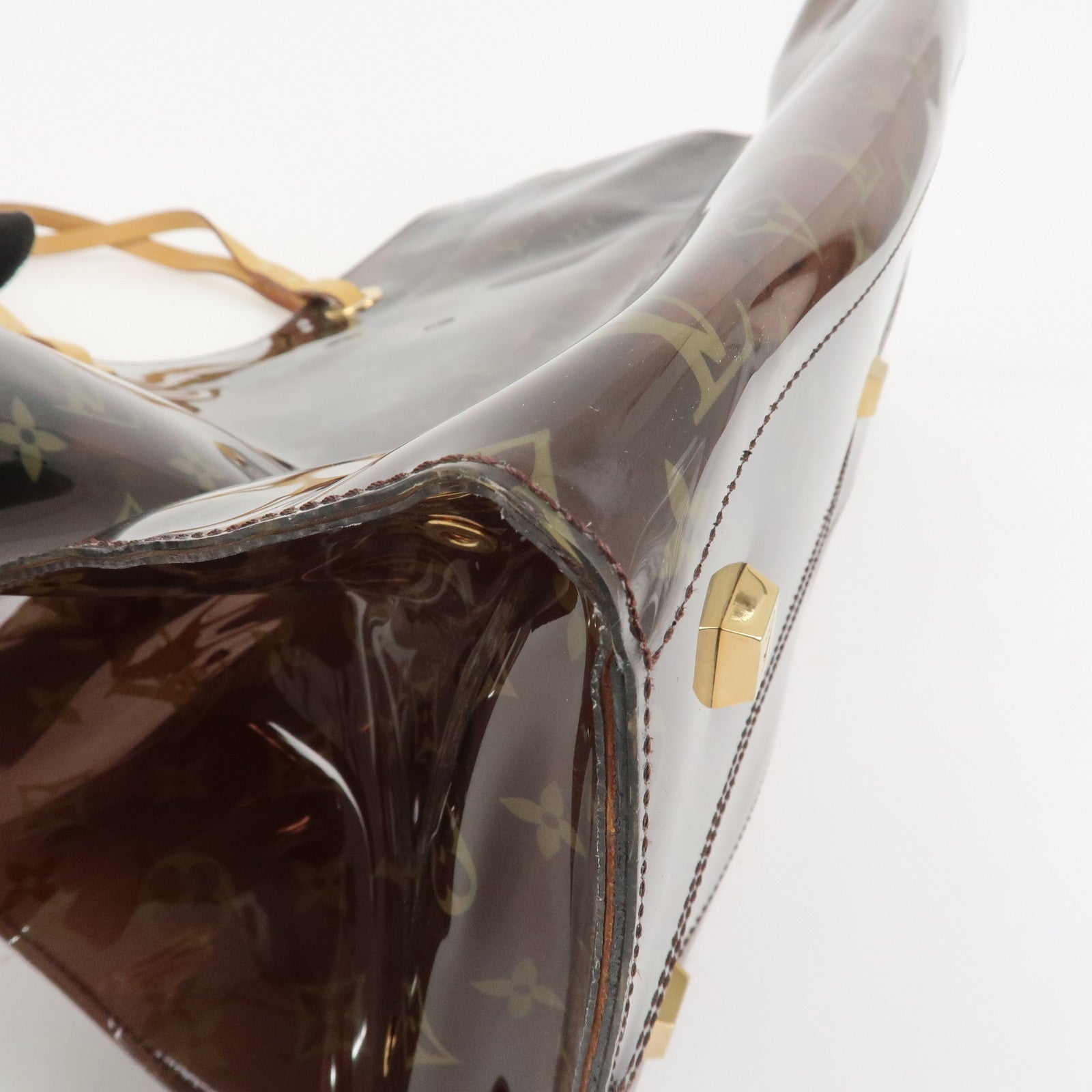 Louis Vuitton Monogram Cabas Cruise Vinyl Tote Bag Brown M50500