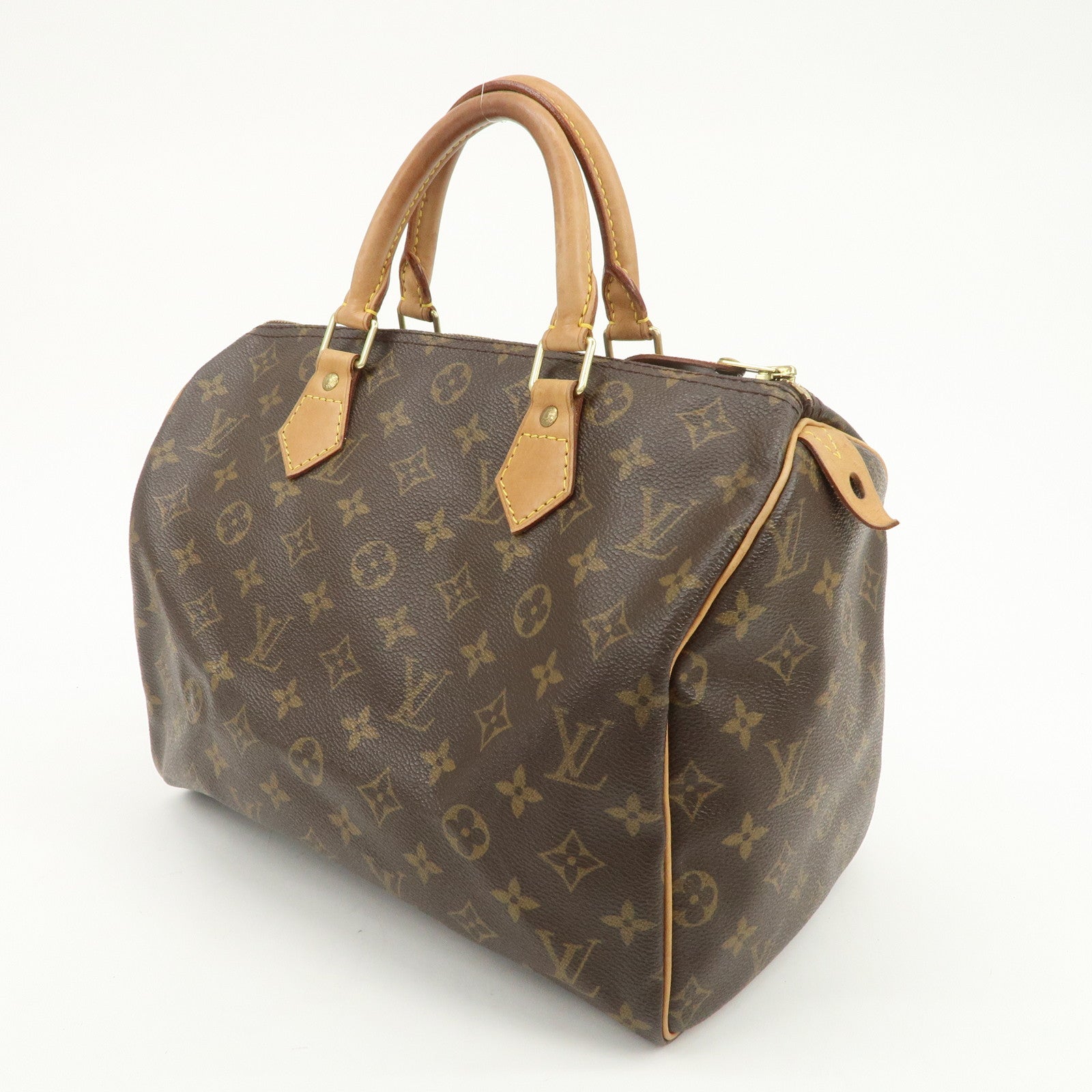 Louis Vuitton Monogram Speedy 30 Boston Bag Hand Bag Brown M41526