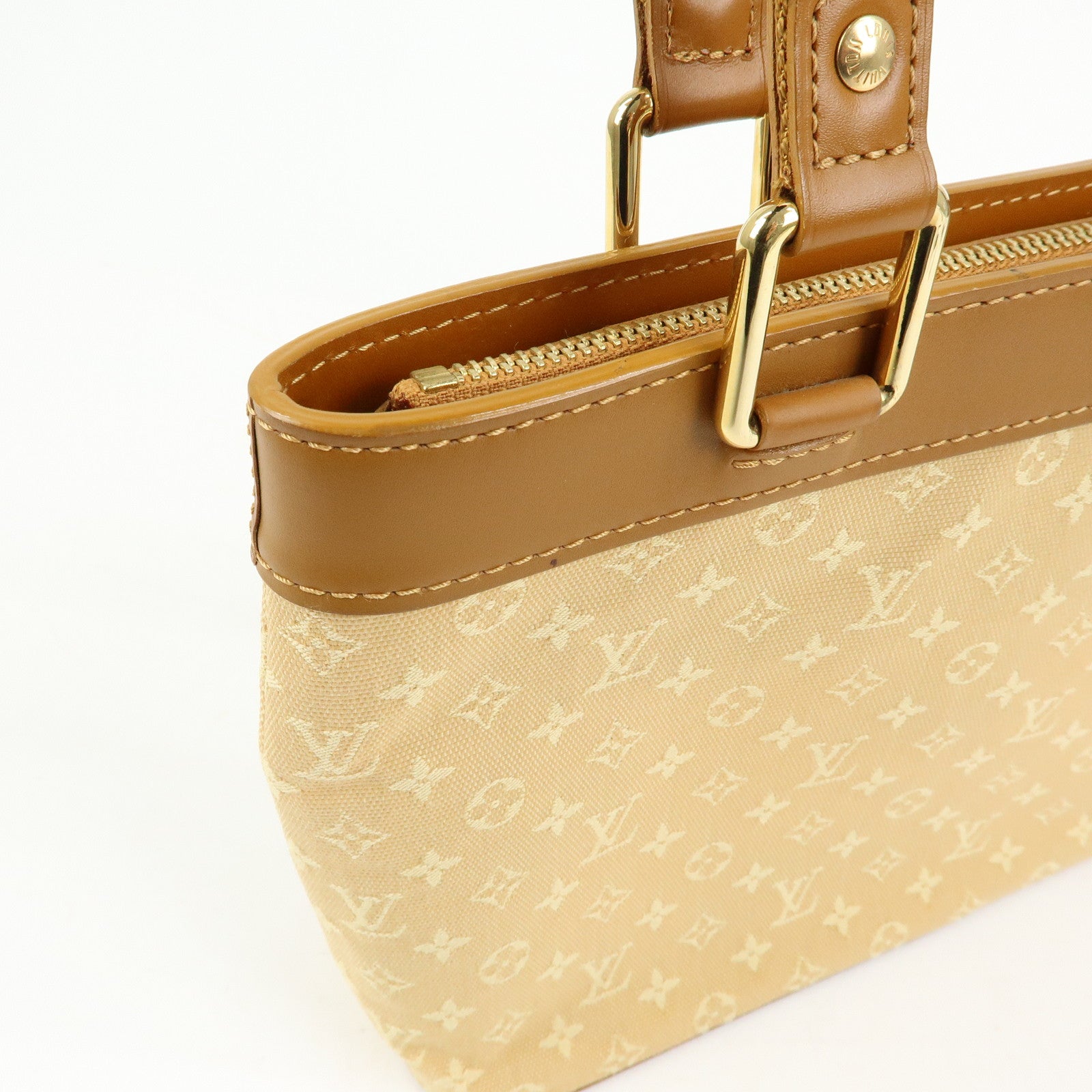 Louis Vuitton Monogram Mini Lucille PM Hand Bag Beige M92684