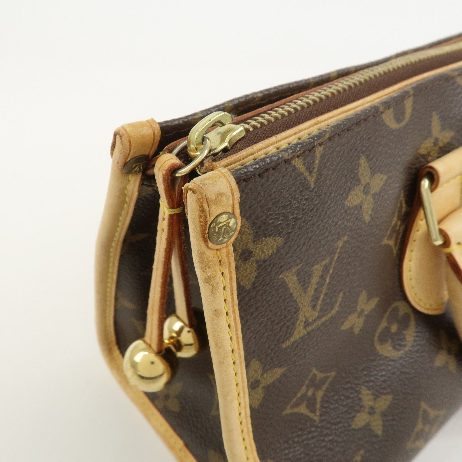 Louis Vuitton Monogram Popincourt Hand Bag Brown M40009