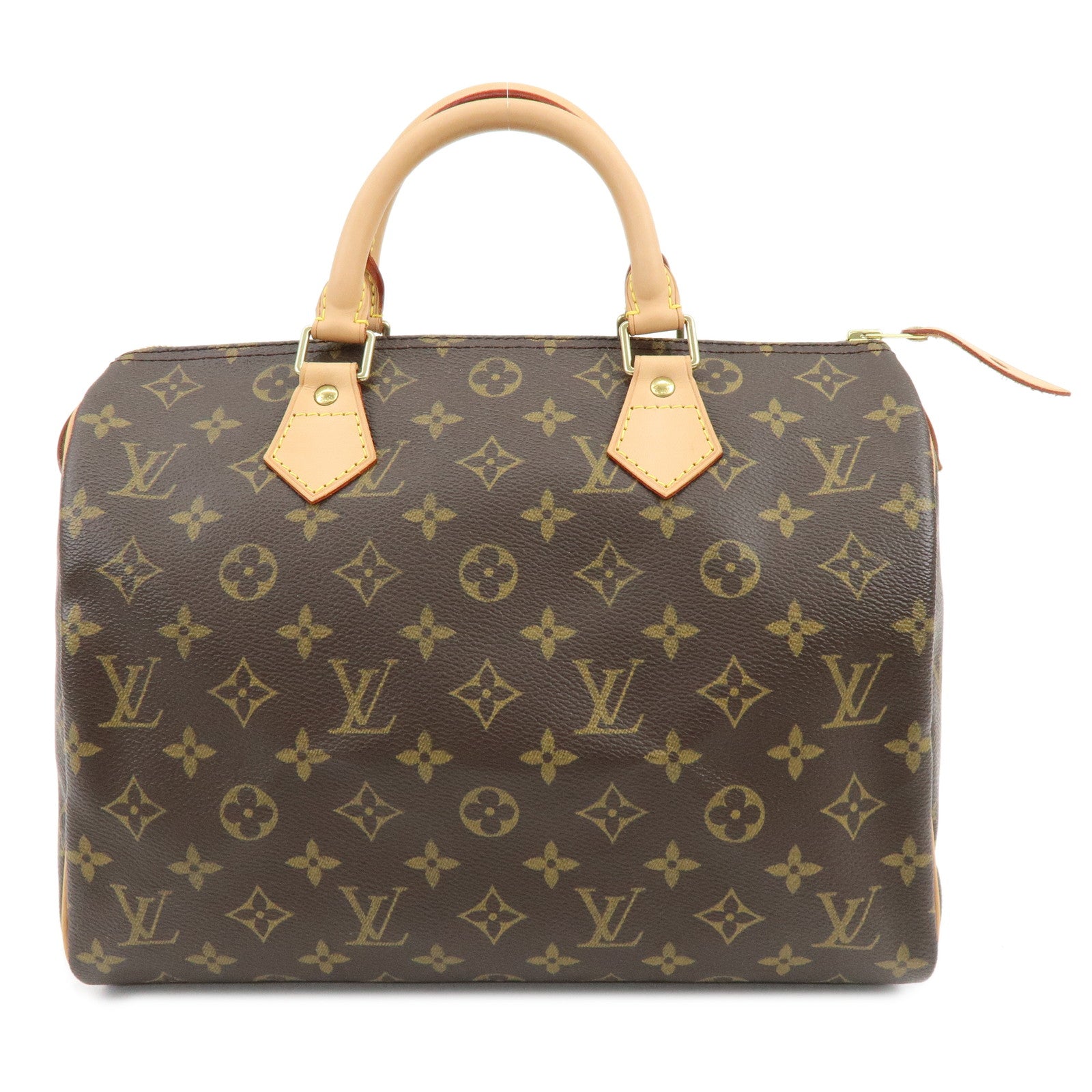 Louis Vuitton Monogram Speedy 30 Boston Bag Hand Bag Brown M41526