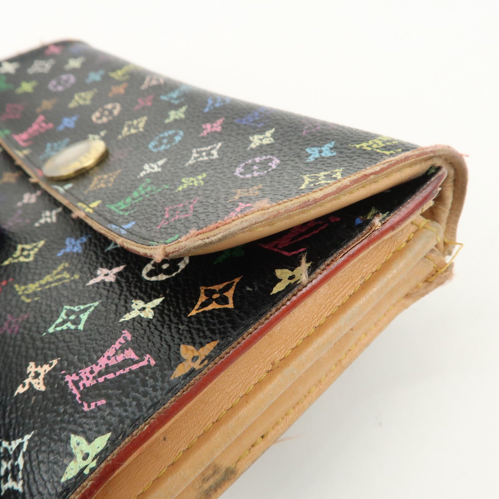 Louis Vuitton Monogram Set of 2 Long Wallets M61734 M60825