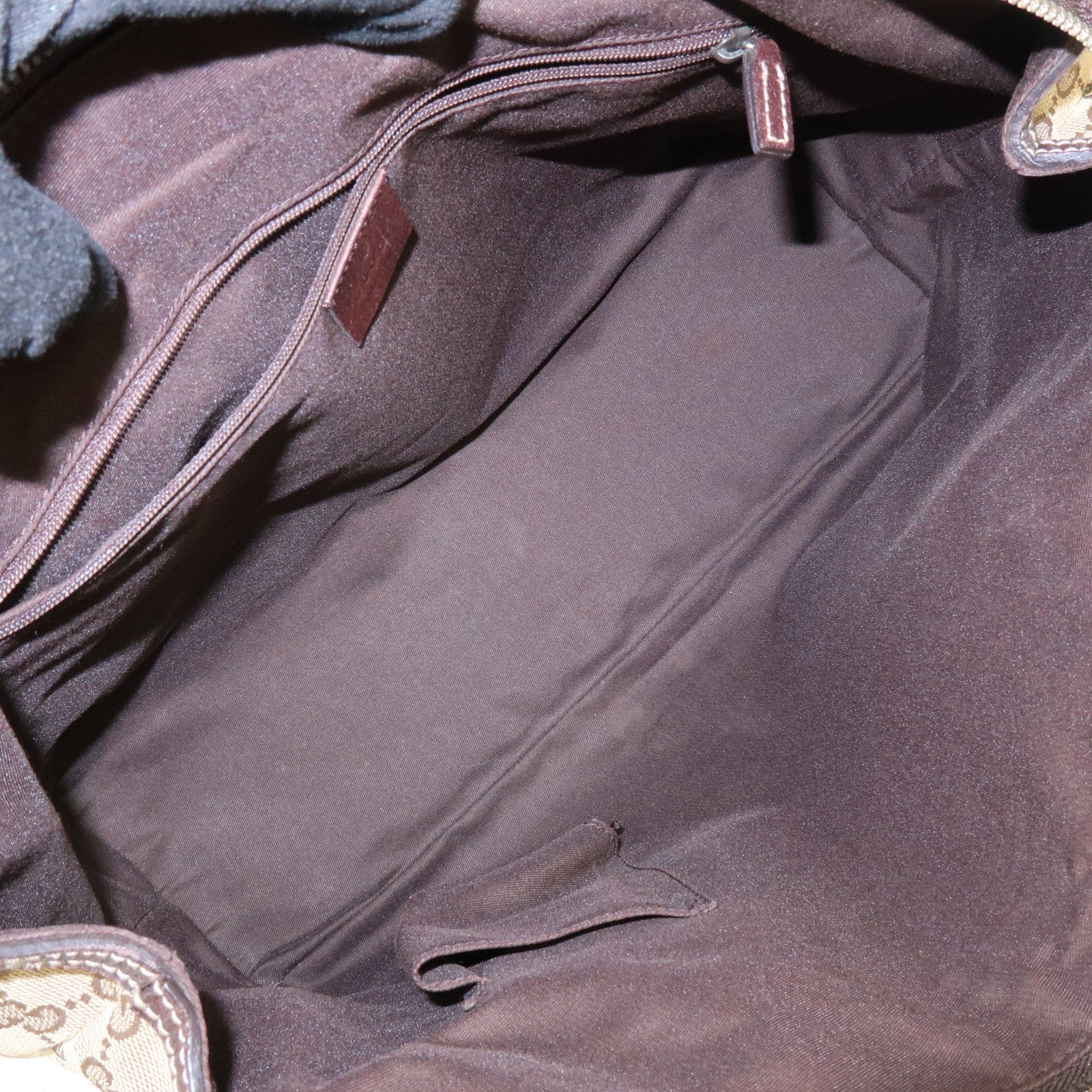 GUCCI Sherry Princy GG Canvas Leather Tote Bag Shoulder Bag 177052