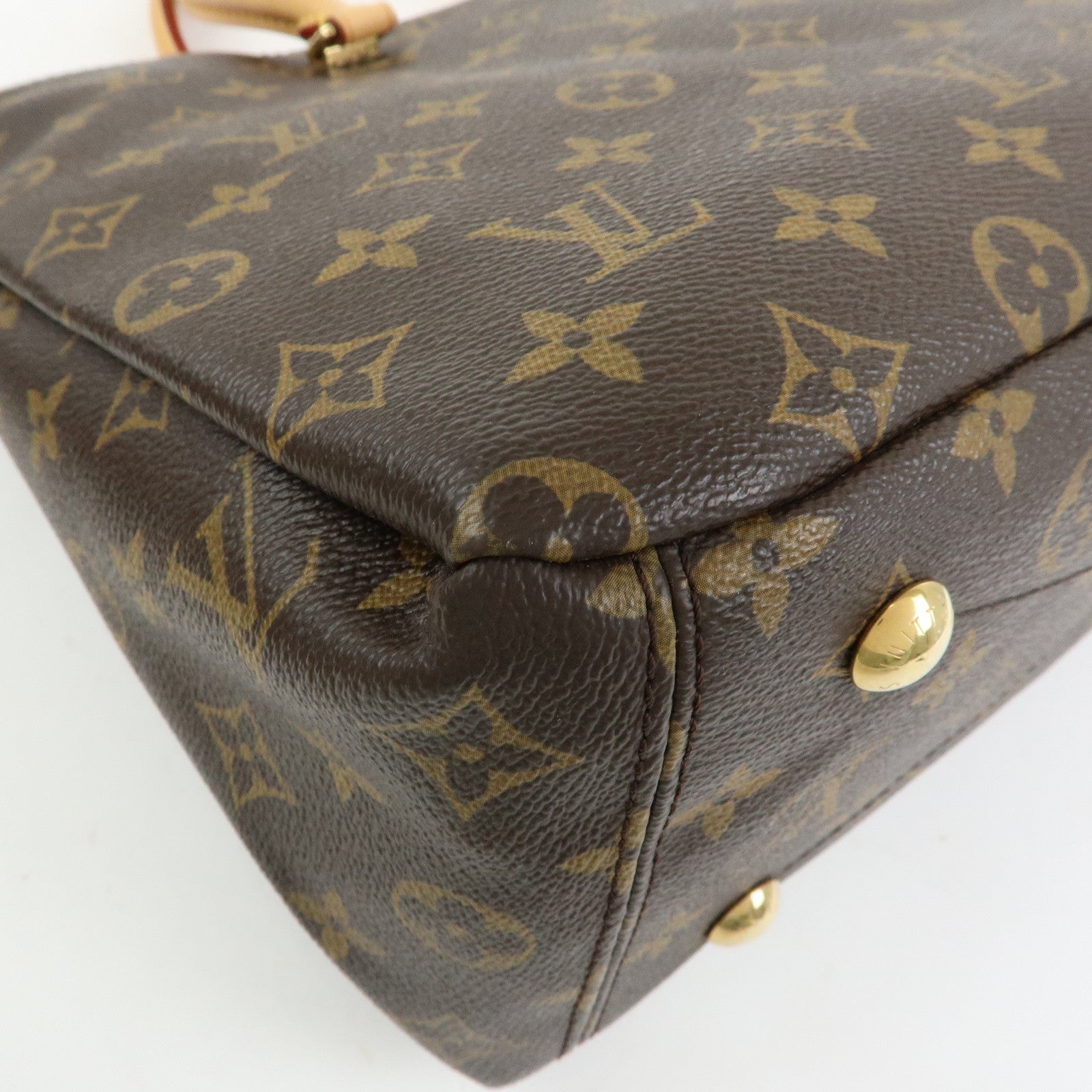 Louis Vuitton Monogram Pallas Canvas Leather 2Way Bag Cerise M41175