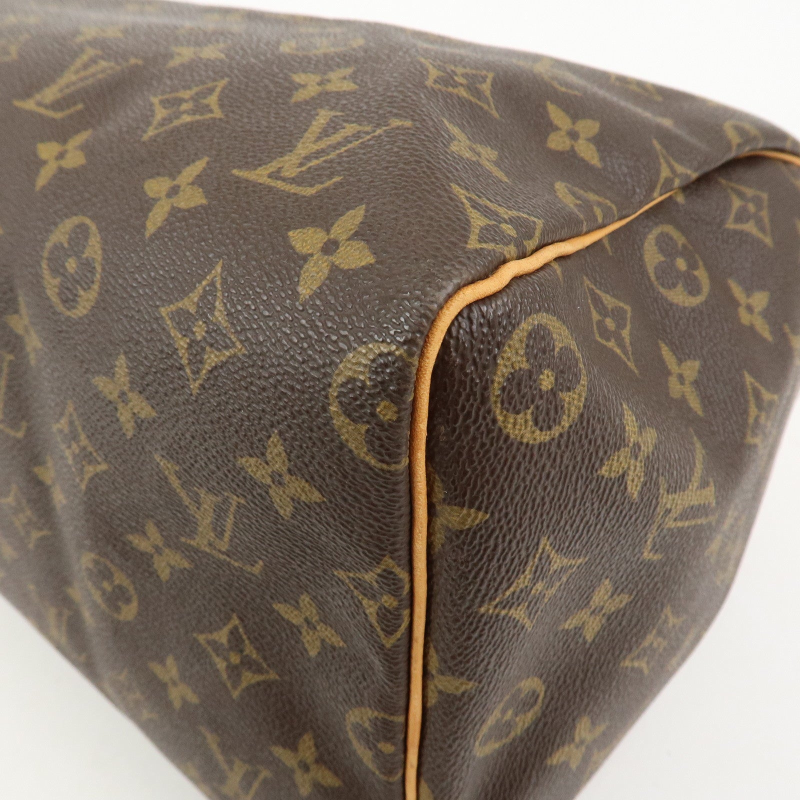 Louis Vuitton Monogram Speedy 40 Hand Bag Boston Bag Brown M41522