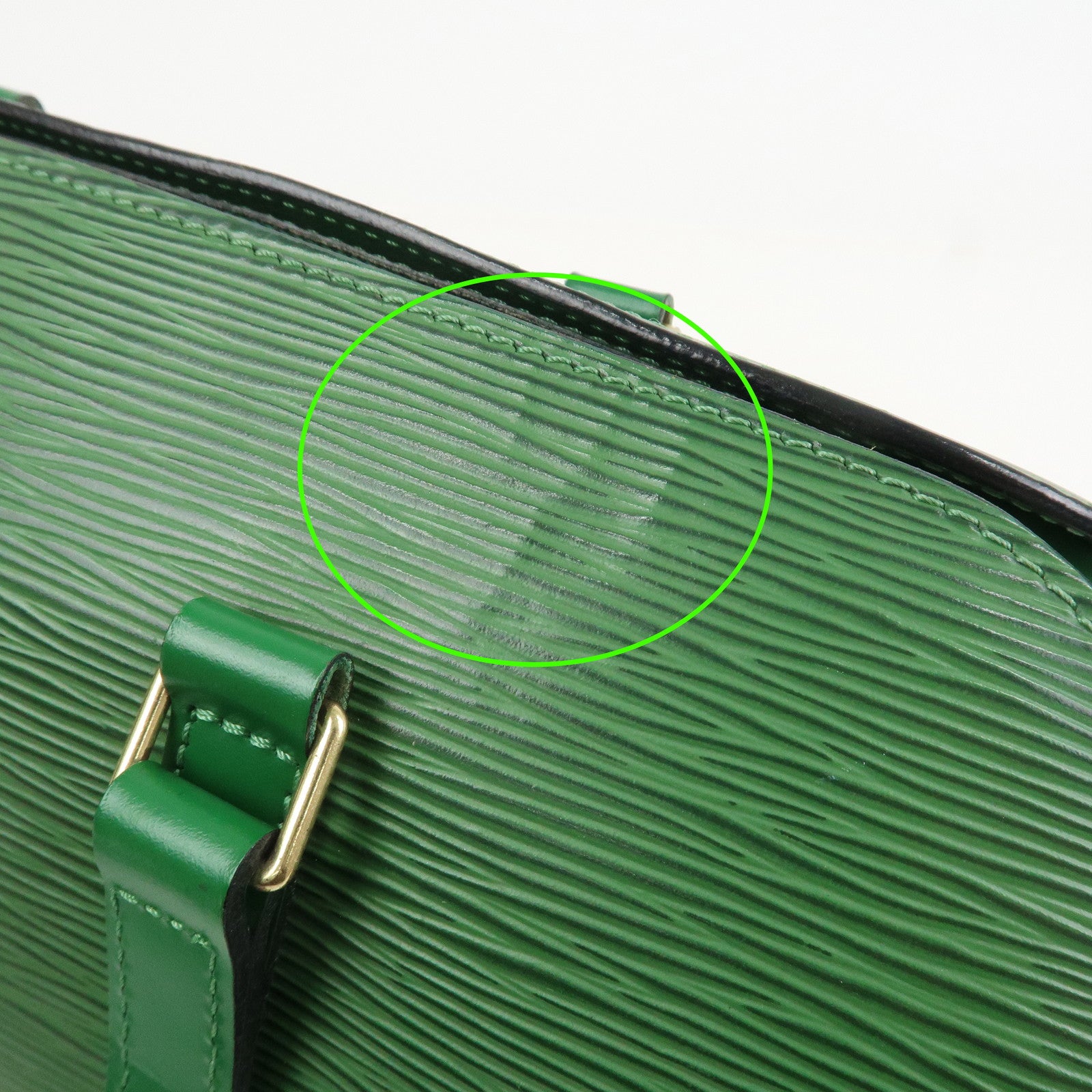 Louis Vuitton Epi Leather Soufflot Hand Bag Borneo Green M52224