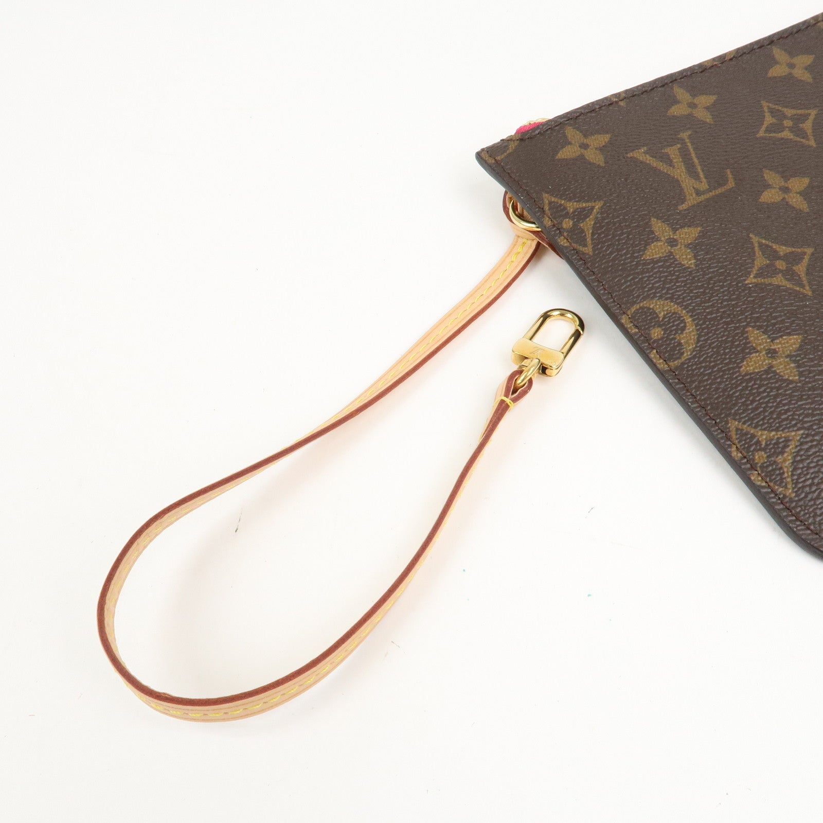 Louis Vuitton Monogram Canvas Neverfull GM Pouch Brown
