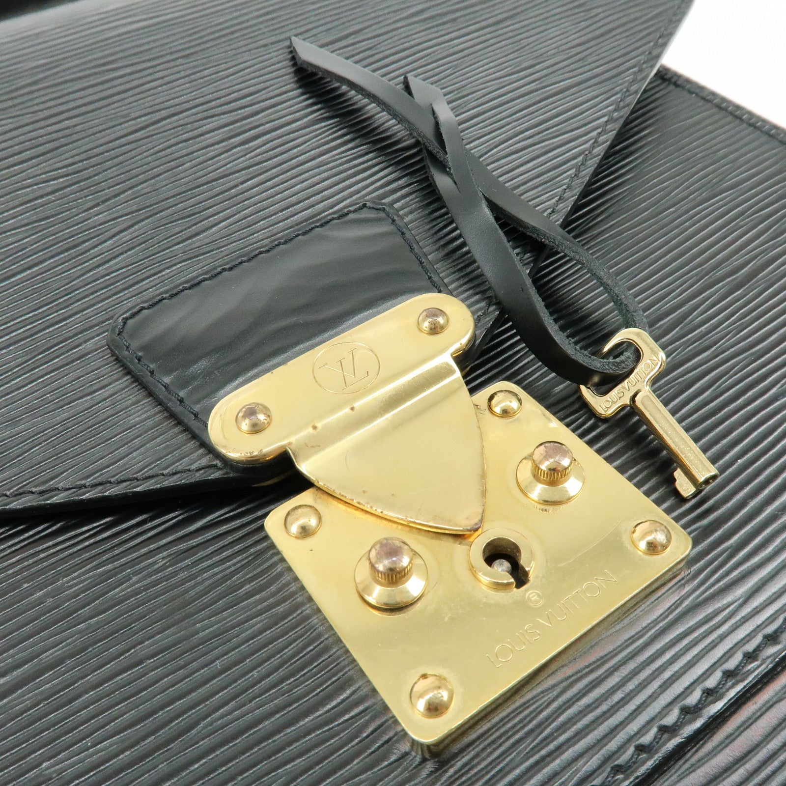 Louis Vuitton Epi Monceau 2Way Shoulder Bag Hand Bag Noir M52122