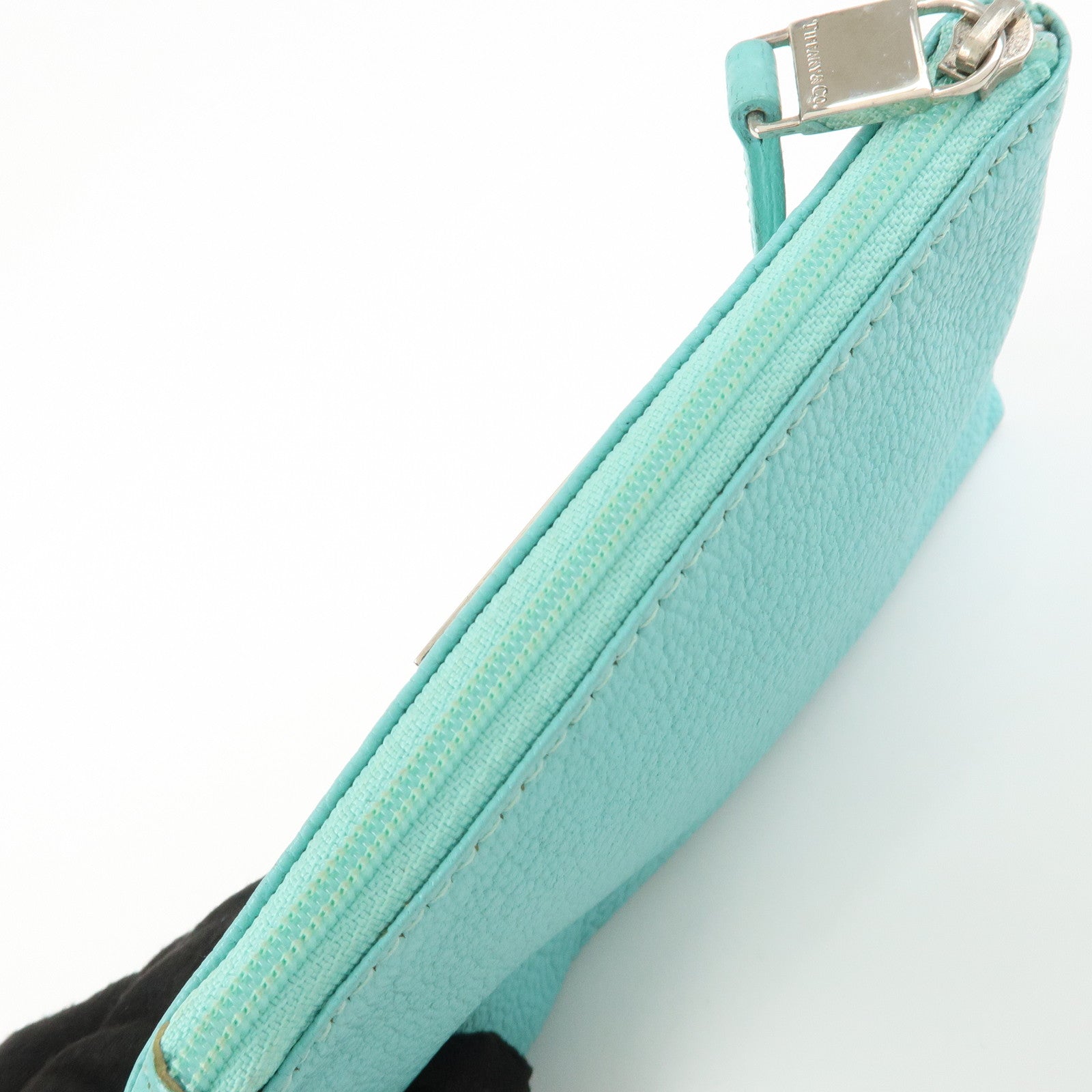 Tiffany & Co. Leather Small Pouch Accessories Pouch Tiffany Blue