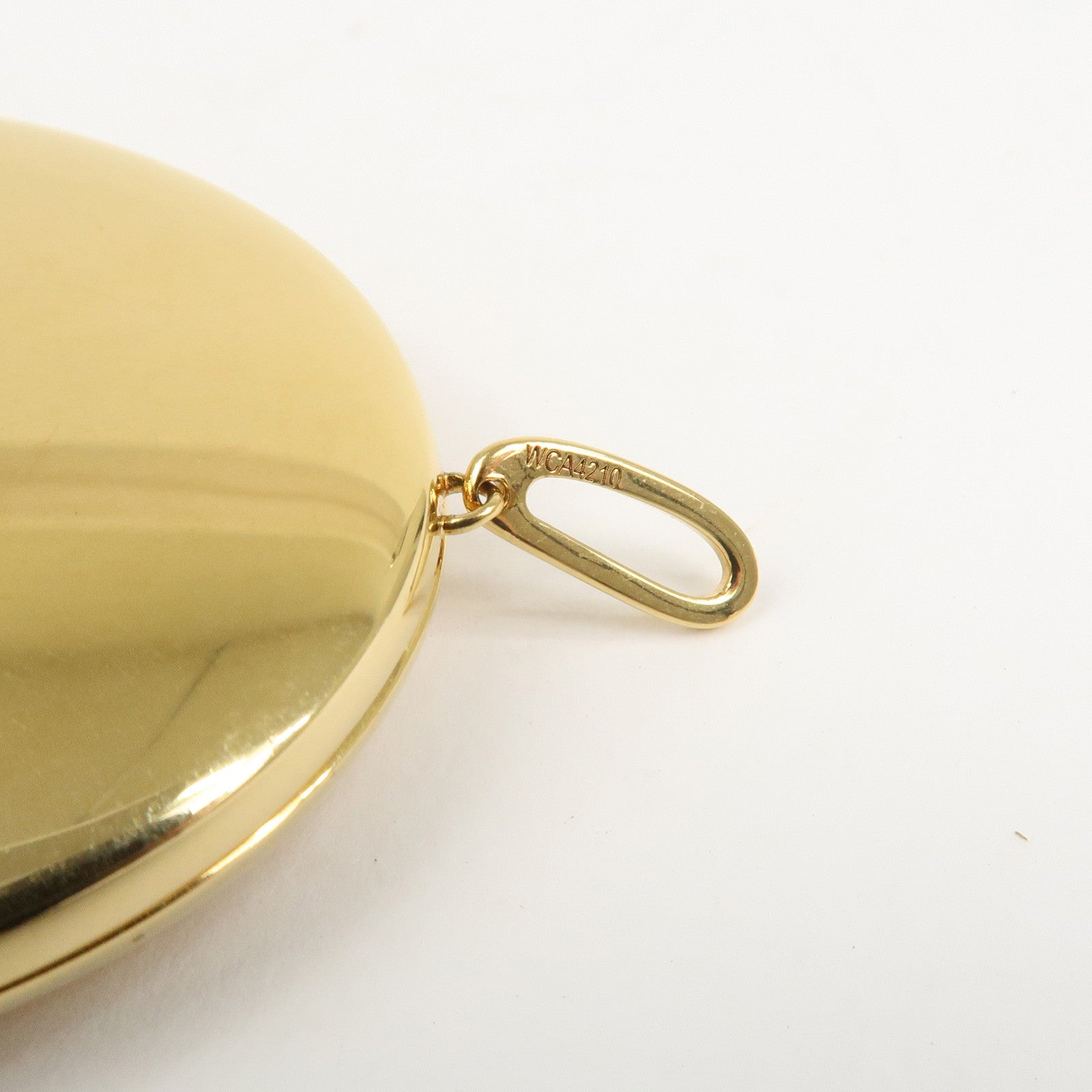 CELINE Metal Sulky Box Pendant Charm Pendant Top Gold