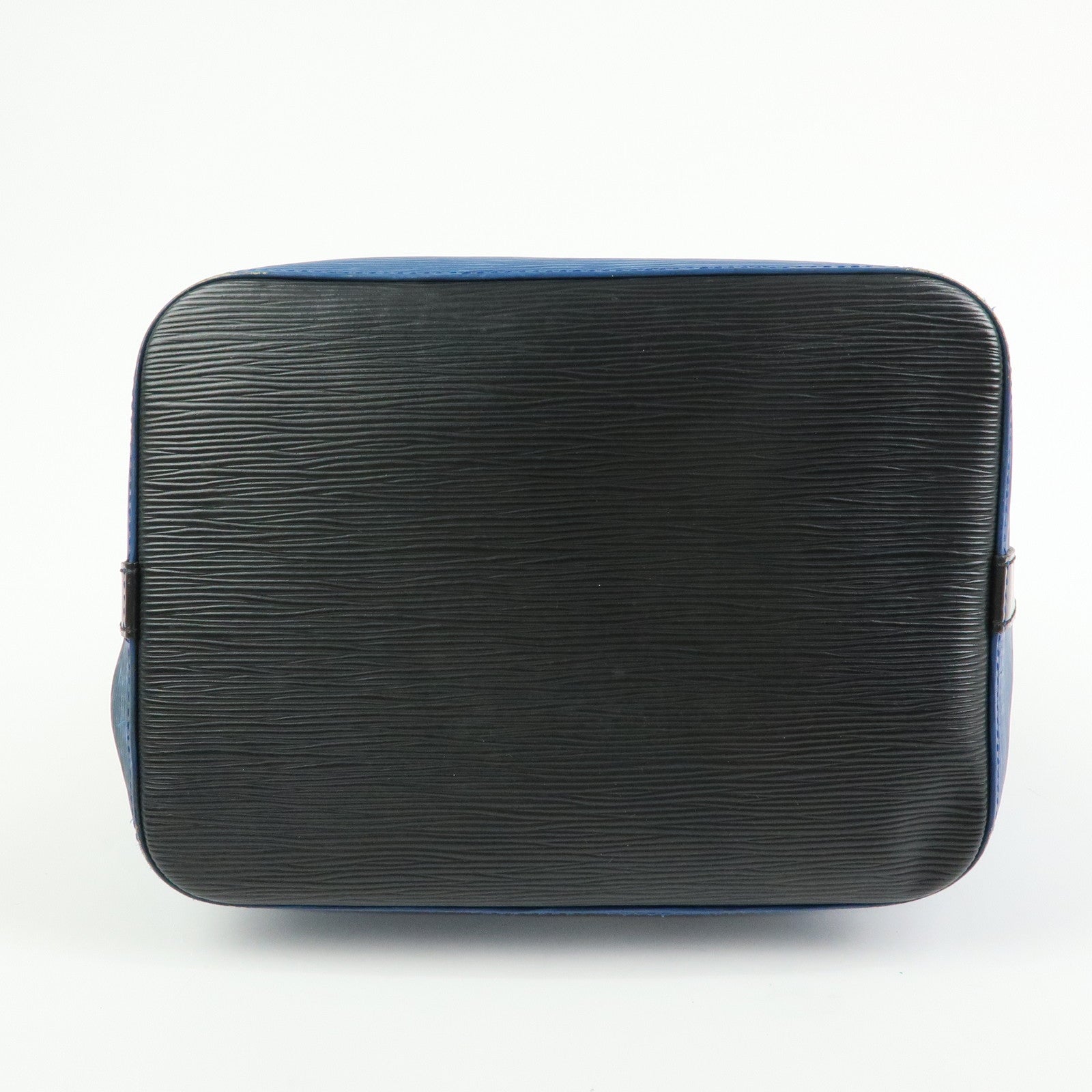 Louis Vuitton Epi Petit Noe Bicolor Shoulder Bag Blue Noir Ｍ44152