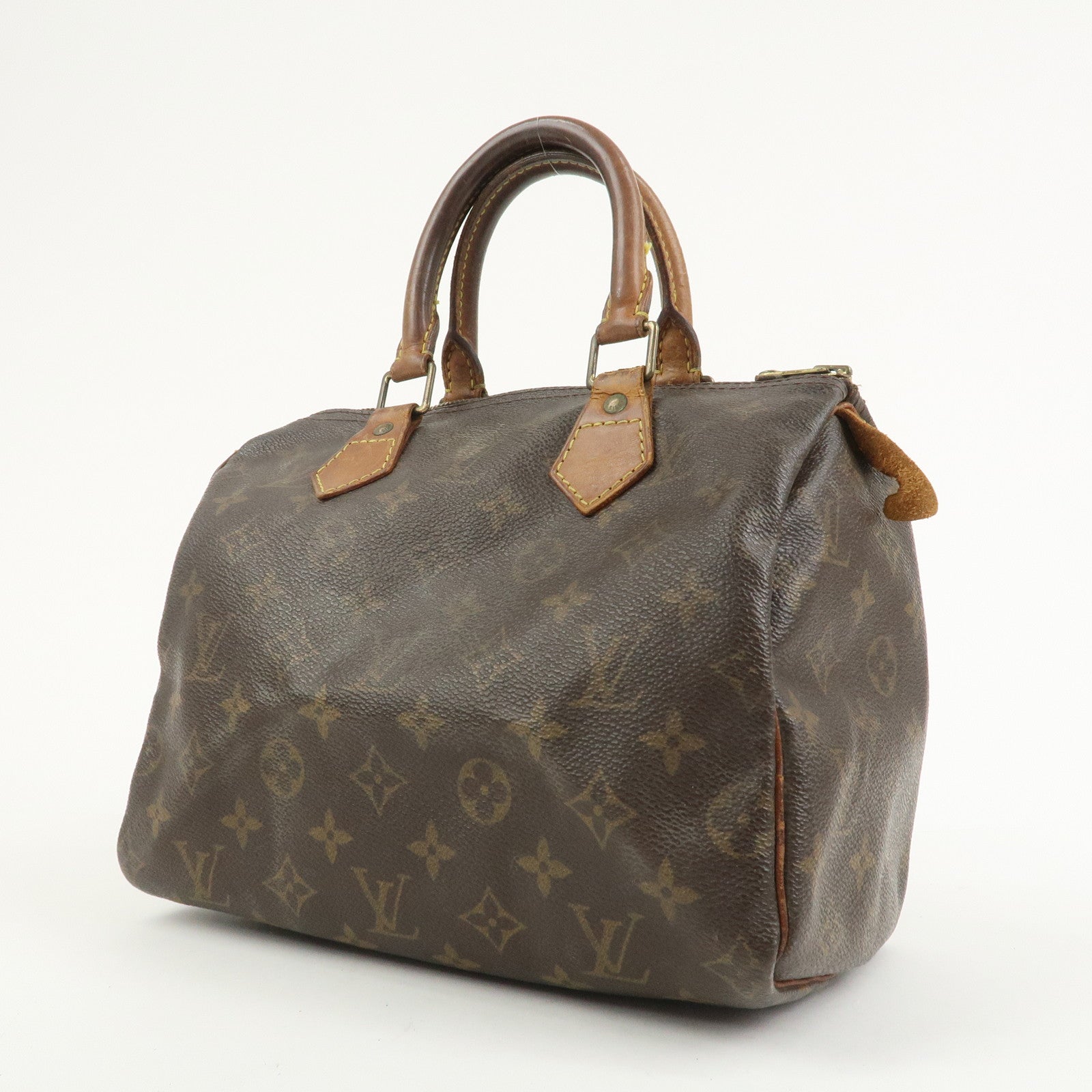 Louis Vuitton Monogram Speedy 25 Boston Bag Hand Bag Brown M41528