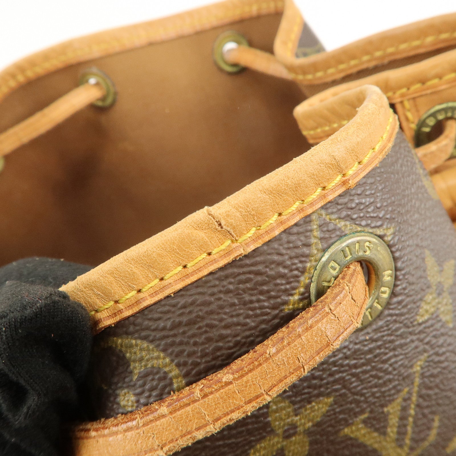 Louis Vuitton Monogram Noe Shoulder Bag Hand Bag Brown M42224