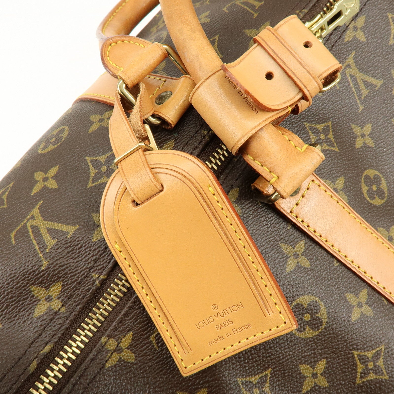 Louis Vuitton Monogram Keep All Bandouliere 60 Boston Bag M41412