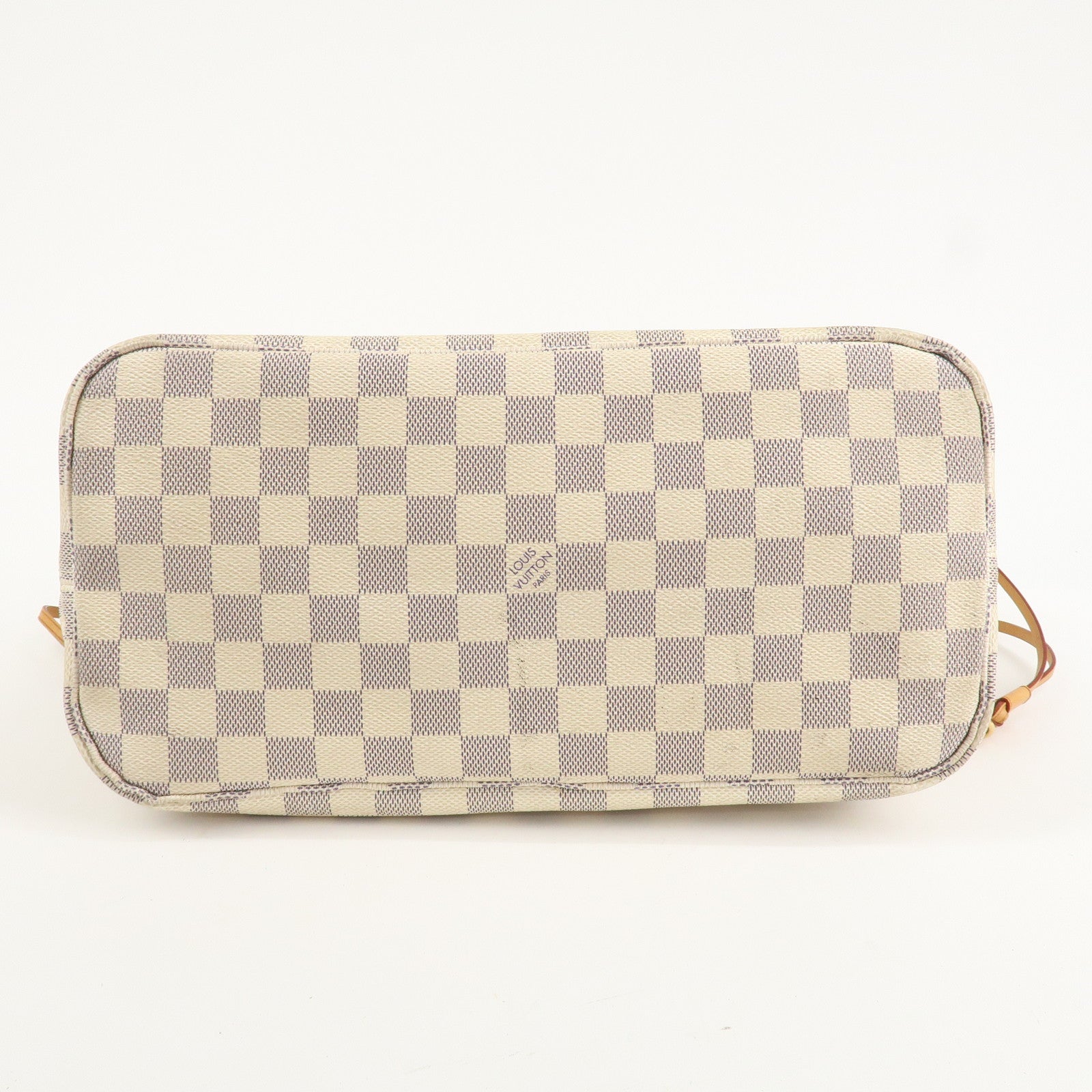 Louis Vuitton Damier Azur Neverfull MM Tote Bag Shoulder Bag N51107 Used