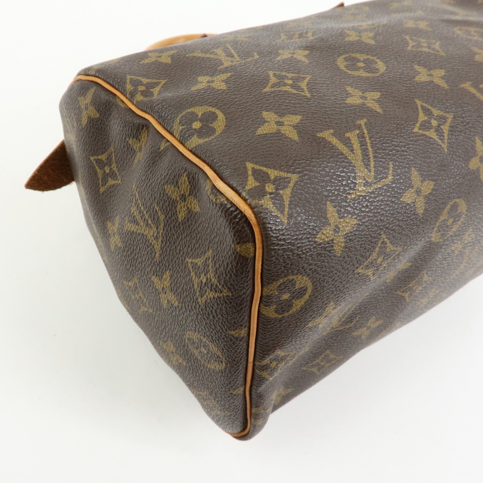 Louis Vuitton Monogram Speedy 25 Boston Bag Hand Bag Brown M41528