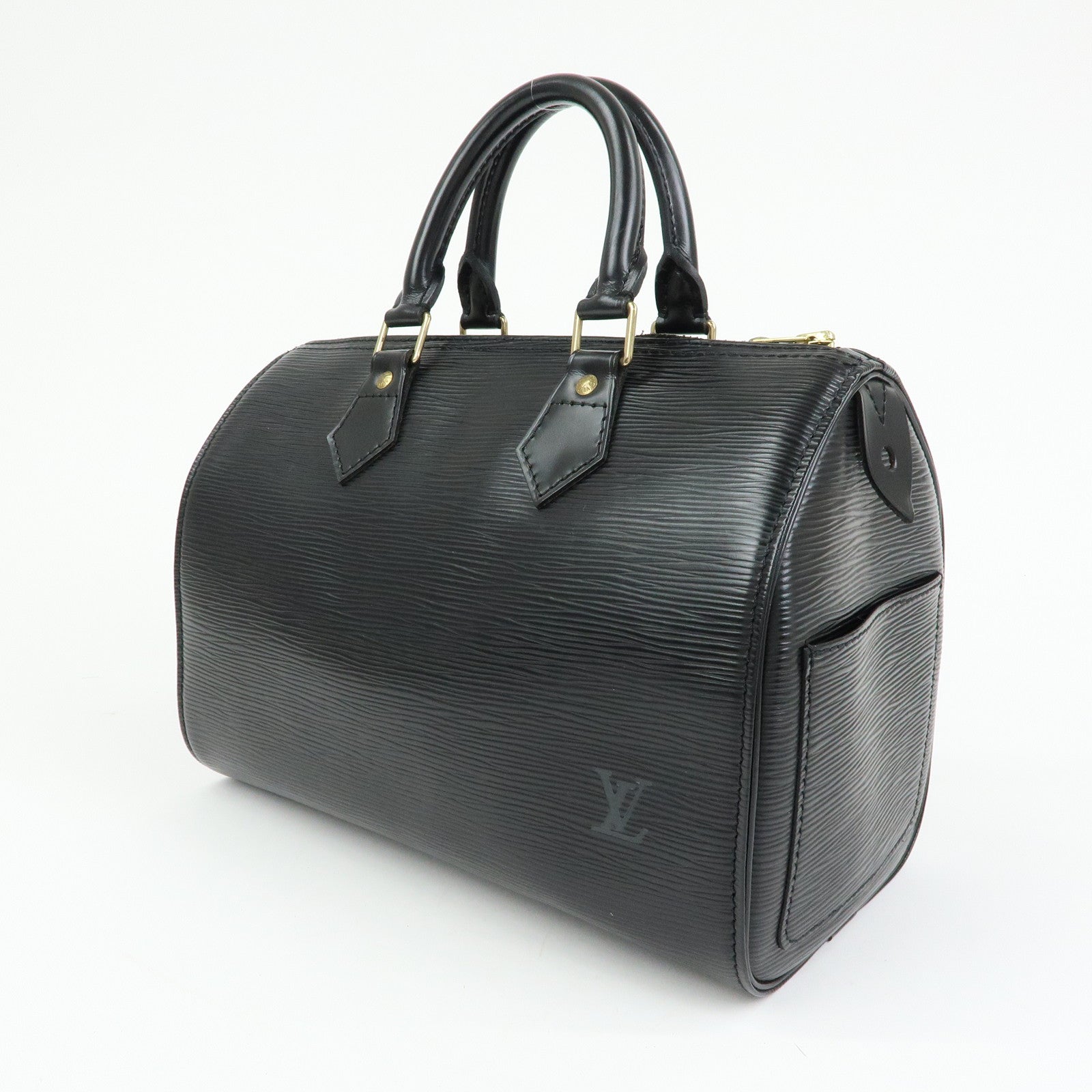 Louis Vuitton Epi Speedy 25 Boston Bag Hand Bag Noir Black M43012