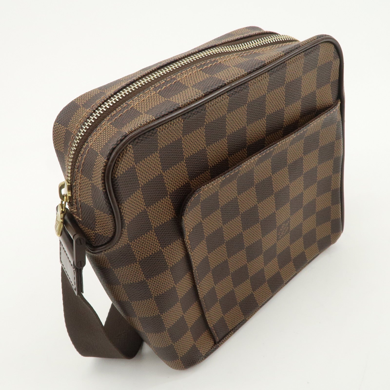 Louis Vuitton Damier Olaf PM Crossbody Shoulder Bag Brown N41442