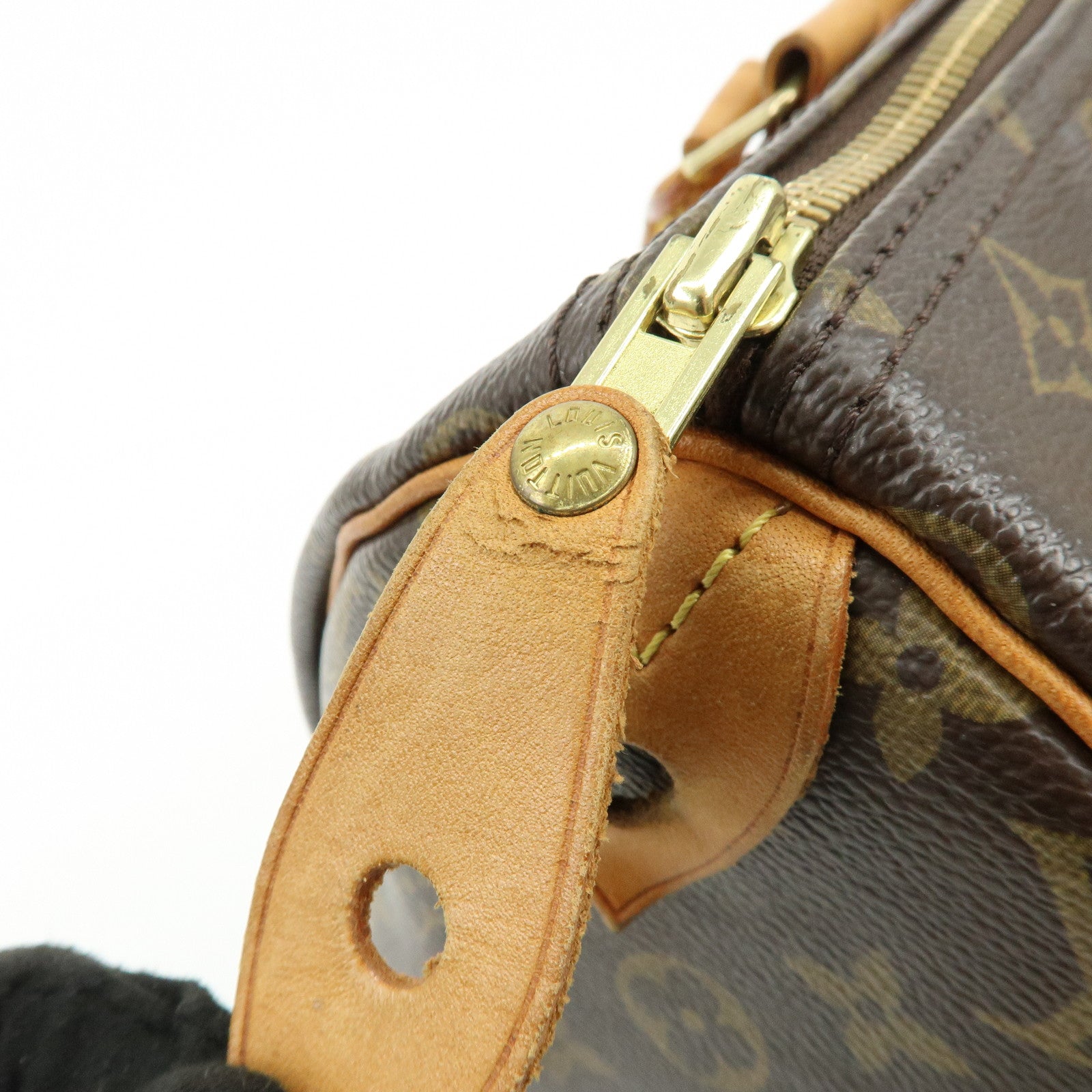 Louis Vuitton Monogram Speedy 30 Boston Bag Hand Bag Brown M41526