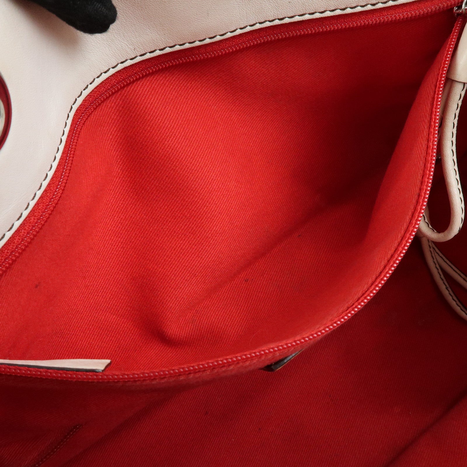 LOEWE Anagram Shopper Tote Leather Tote Bag Shoulder Bag White