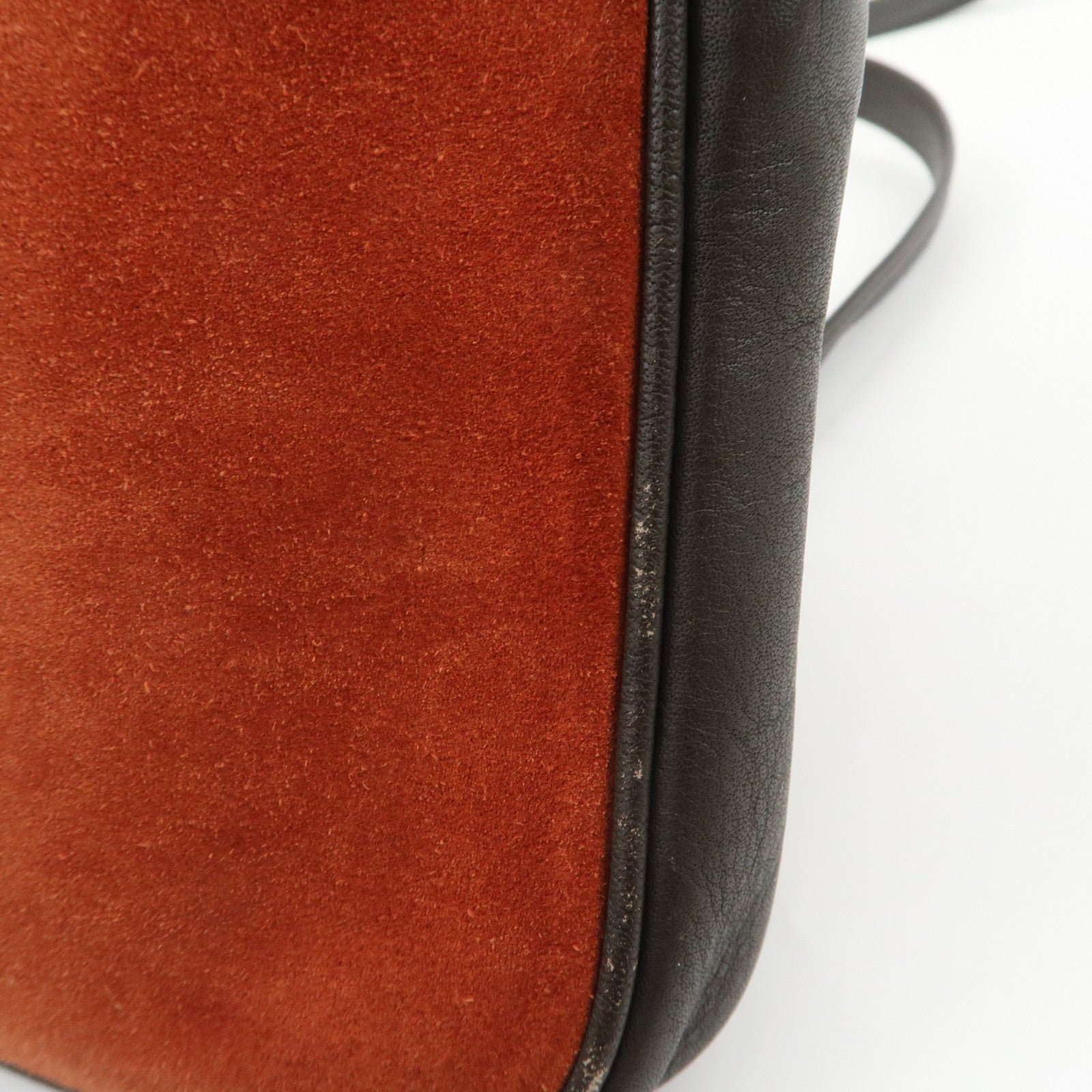 LOEWE Anagram Suede Leather Shoulder Bag Crossbody Bag Brown