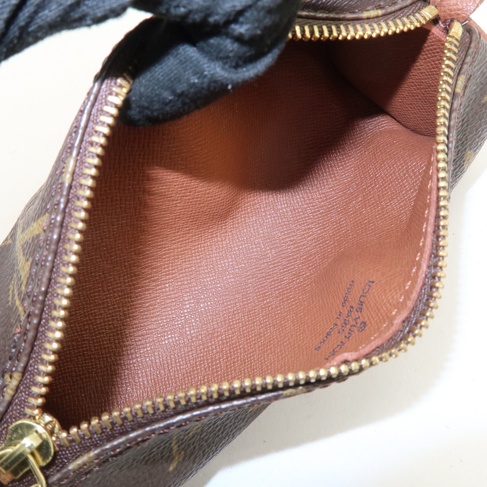 Louis Vuitton Monogram Mini Pouch for Papillon Bag Old Style Brown