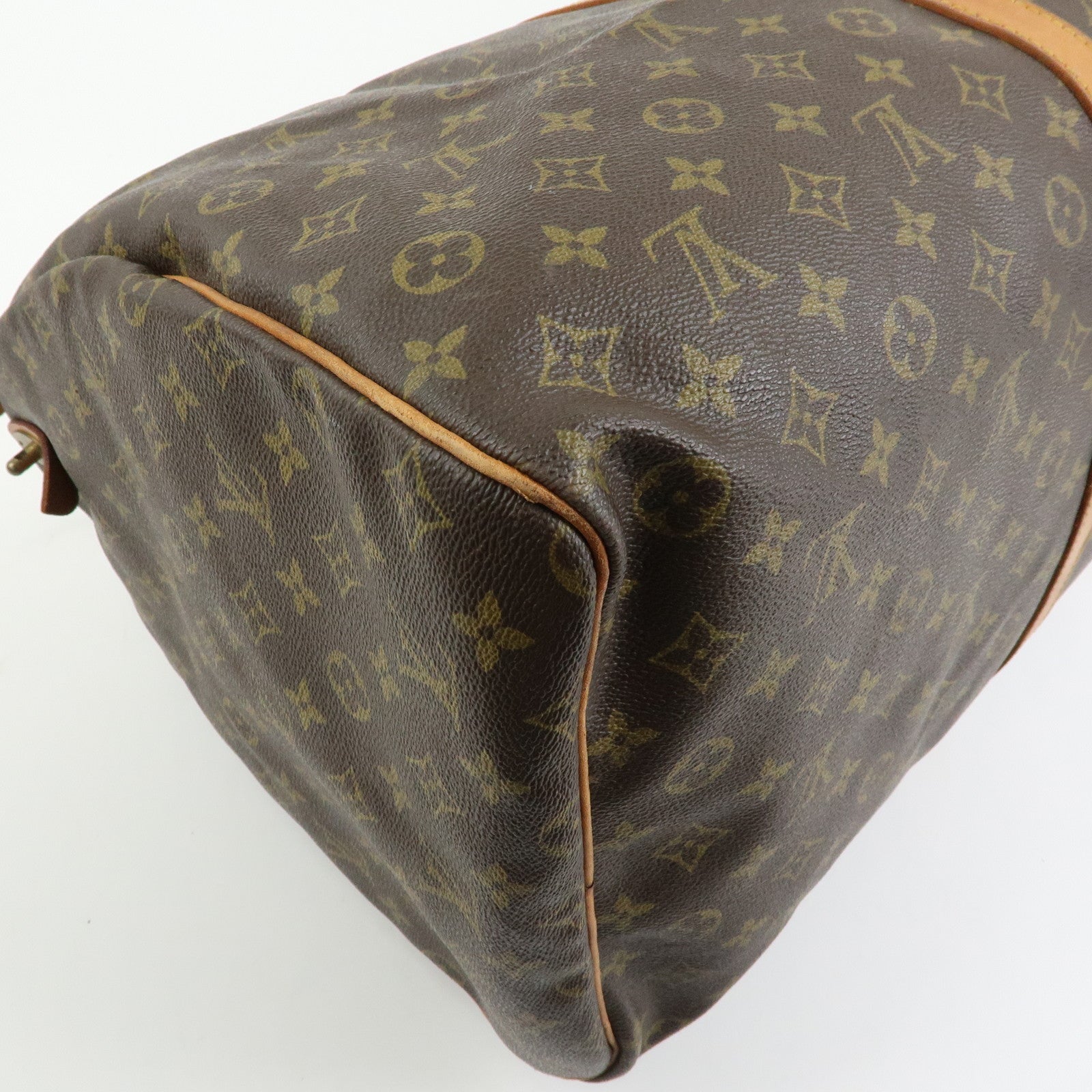 Louis Vuitton Monogram Keep All 60 Boston Bag Brown M41422