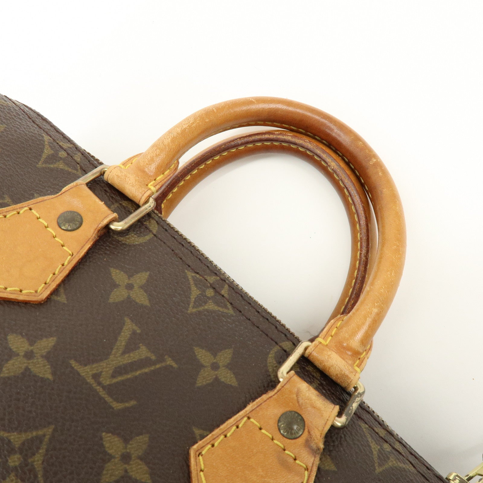 Louis Vuitton Monogram Speedy 25 Boston Bag Hand Bag Brown M41528