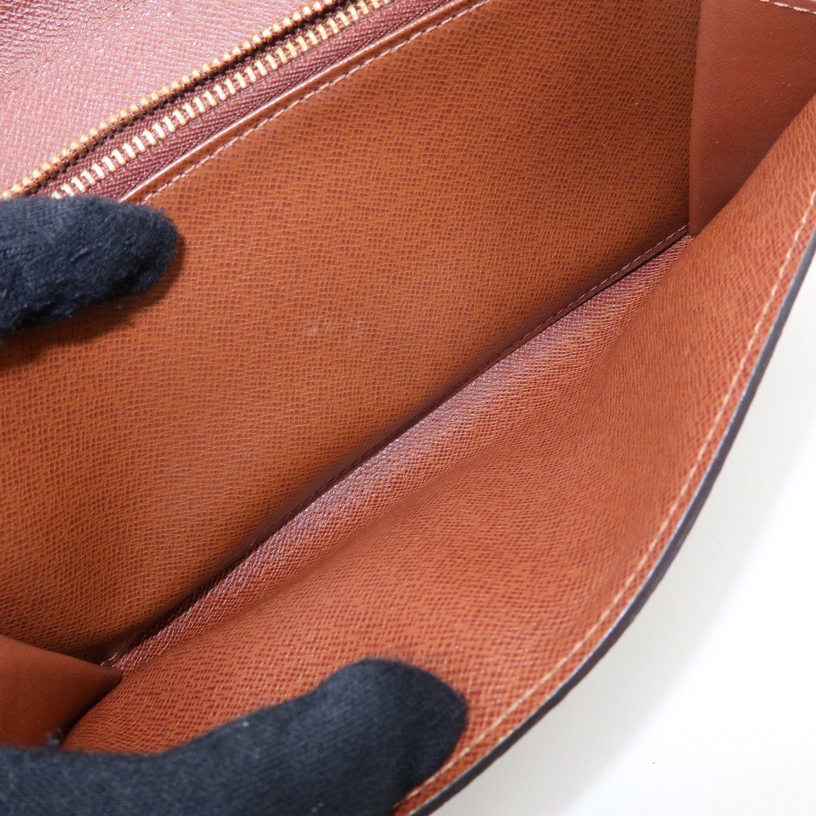 Louis Vuitton Monogram Portefeuille Sarah Long Wallet Brown M61734
