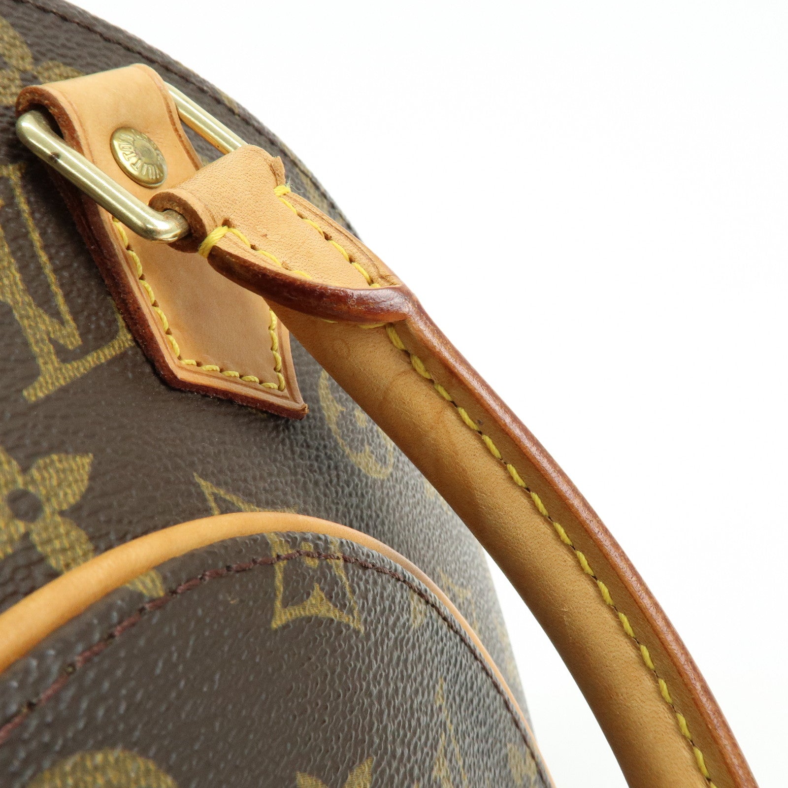 Louis Vuitton Monogram Ellipse PM Canvas Hand Bag Brown M51127