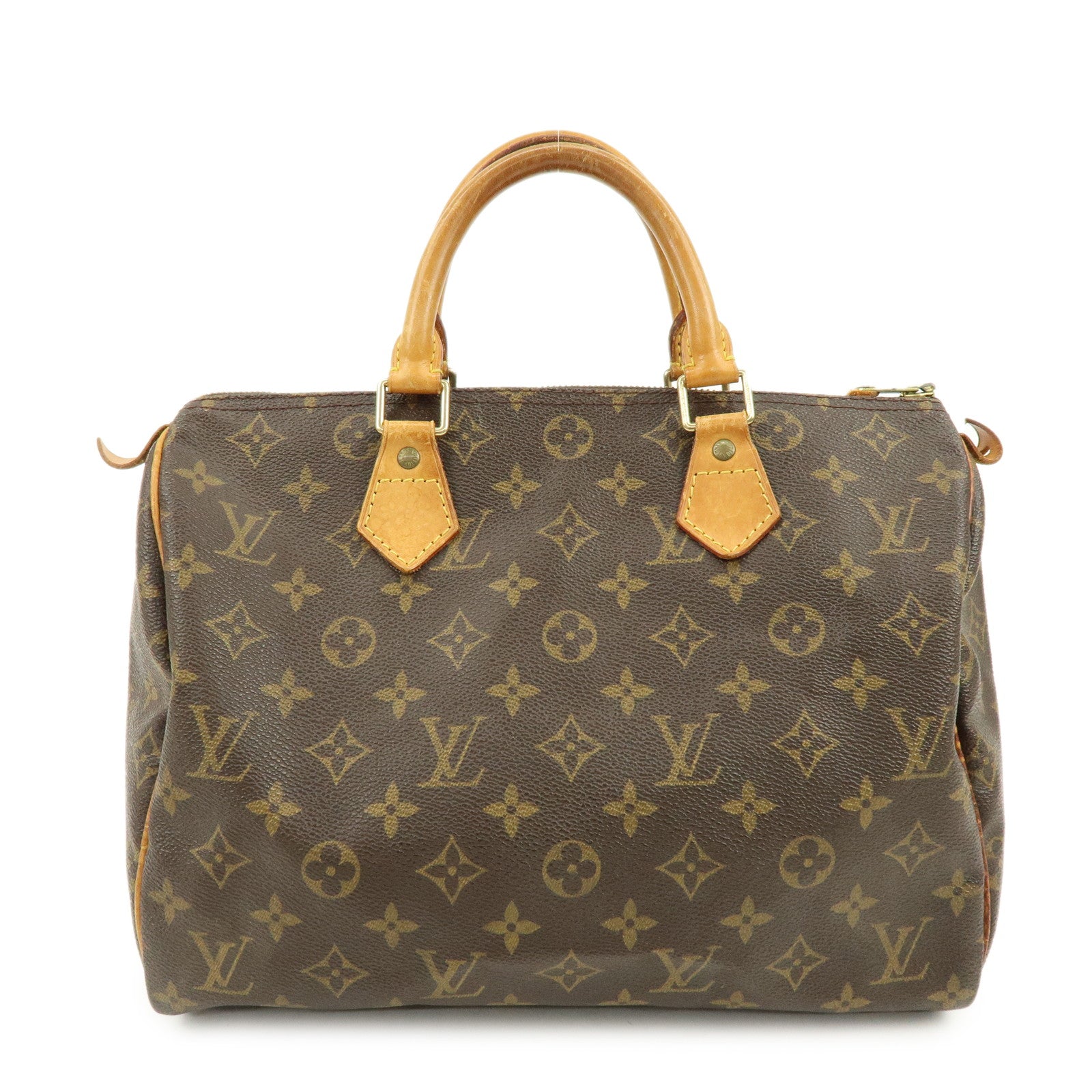 Louis Vuitton Monogram Speedy 30 Boston Bag Hand Bag Brown M41526
