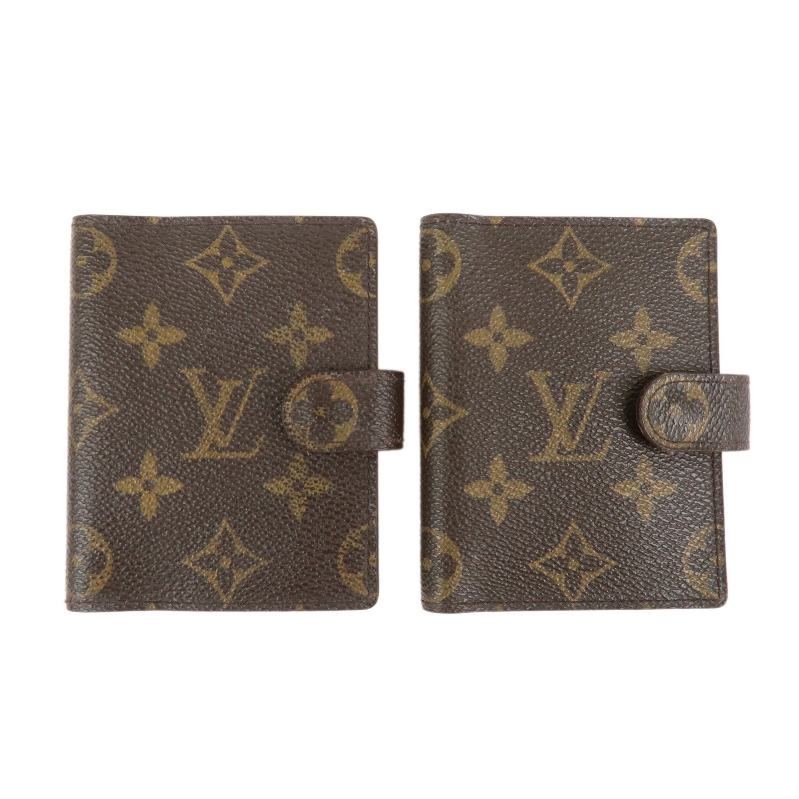 Louis Vuitton Monogram Set Of 2 Agenda Mini Planner Cover R20007