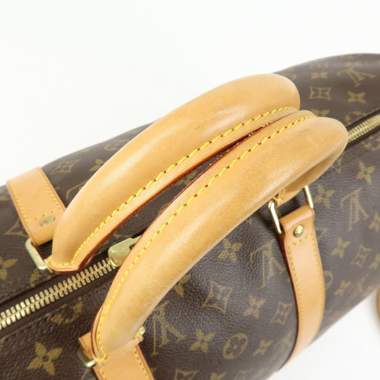 Louis Vuitton Monogram Keep All Bandouliere 50 Boston Bag M41416