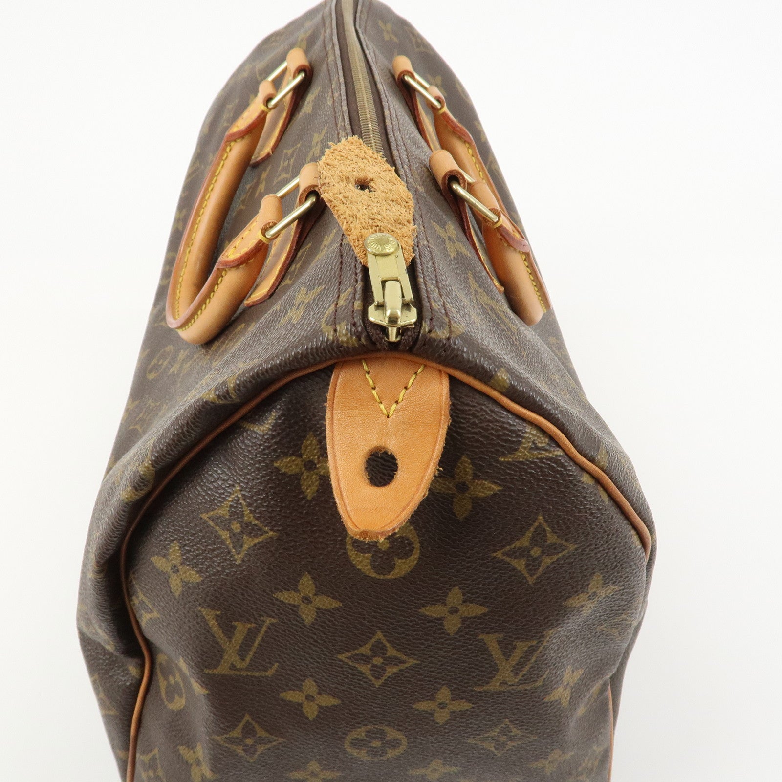 Louis Vuitton Monogram Canvas Speedy 35 Boston Bag Hand Bag M41524