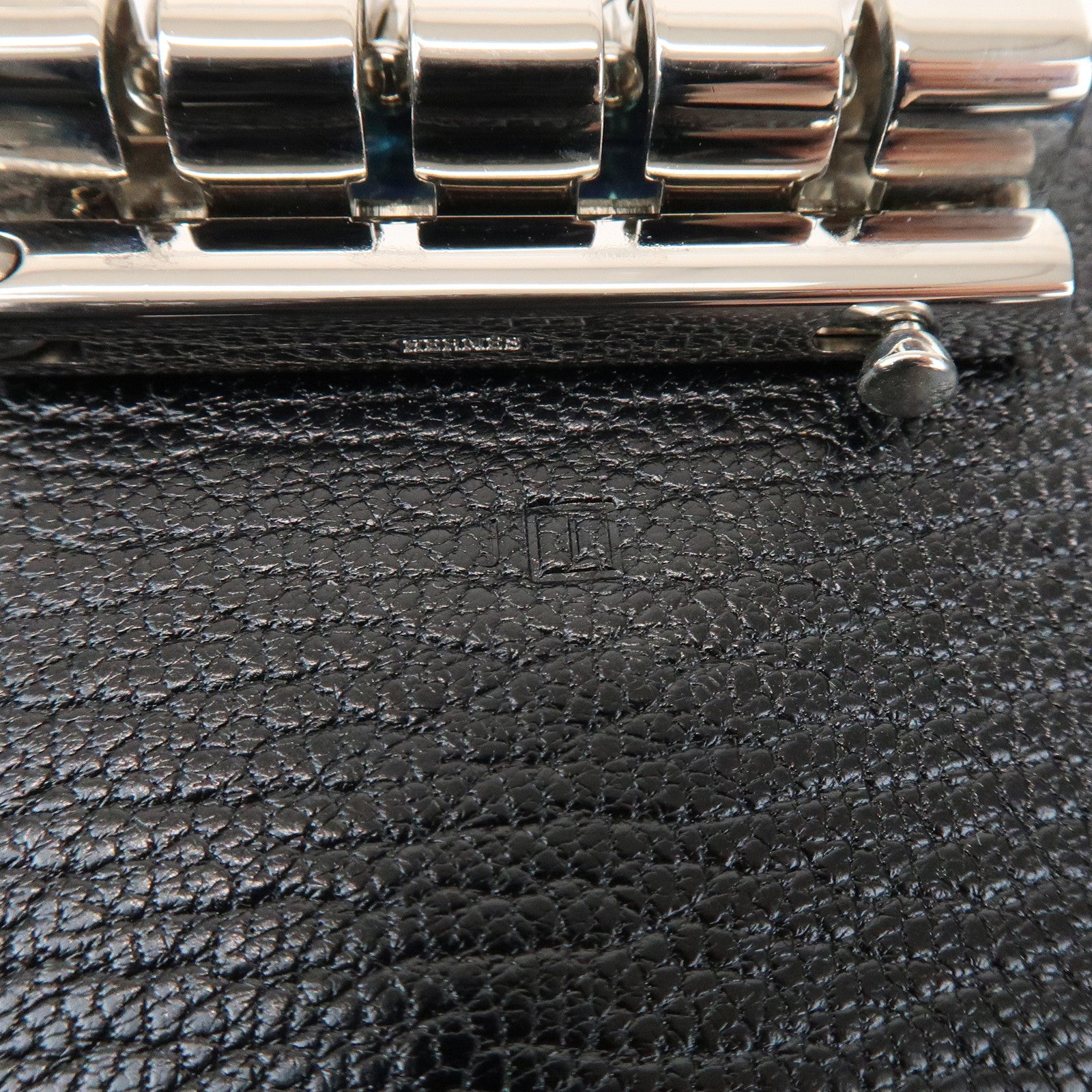HERMES Bearn Chevre □I Stamped Key Case Key Holder Black