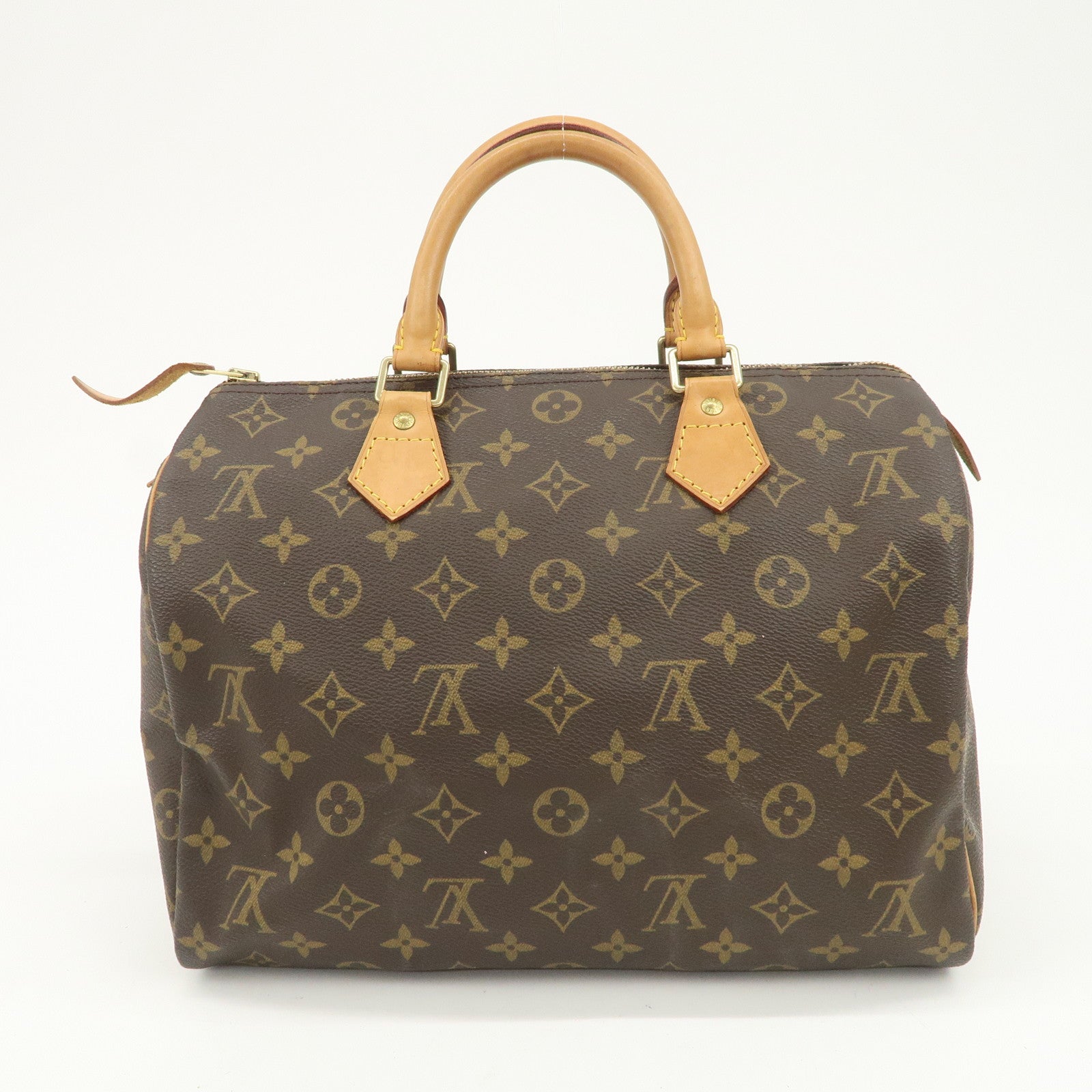 Louis Vuitton Monogram Speedy 30 Boston Bag Hand Bag Brown M41526