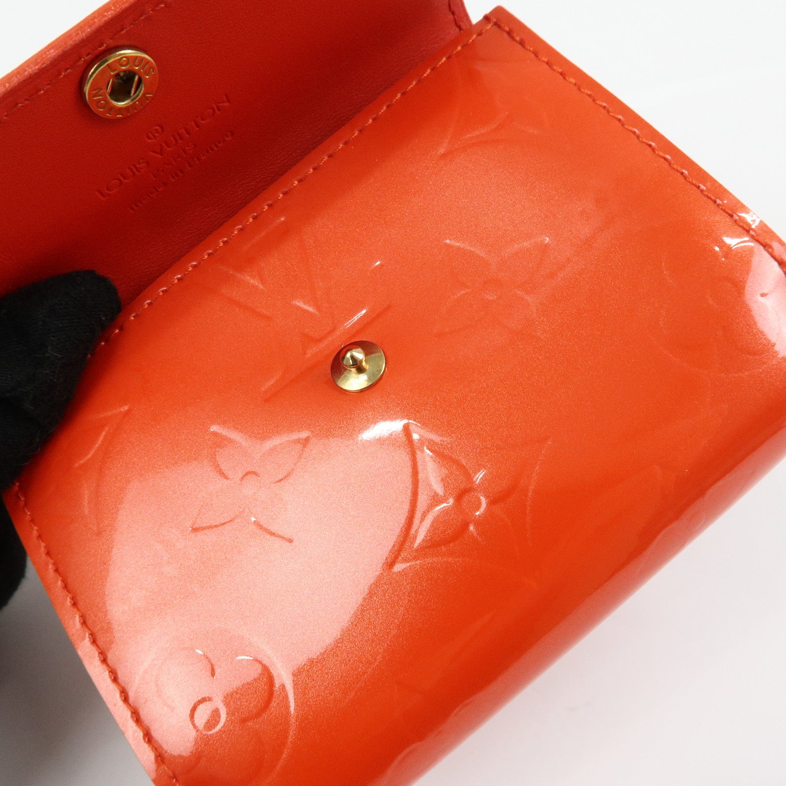 Louis Vuitton Monogram Vernis Leather Ludlow Orange Sunset M93630