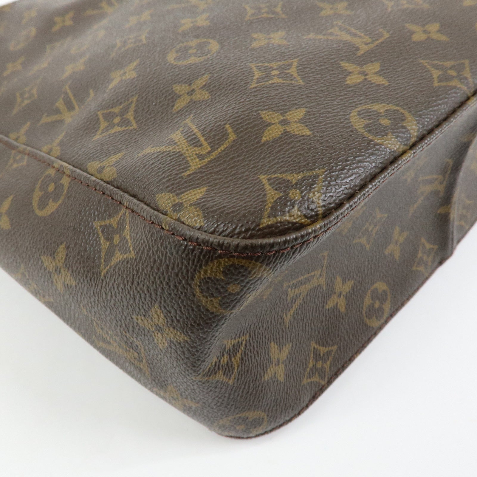 Louis Vuitton Monogram Looping GM Shoulder Bag Brown M51145