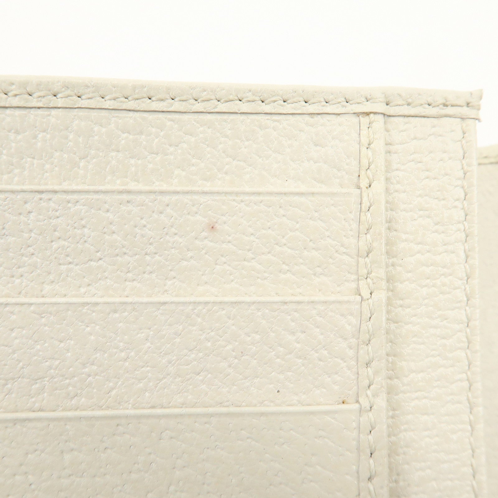 GUCCI Sherry GG Canvas Leather Long Wallet Continental Wallet Beige