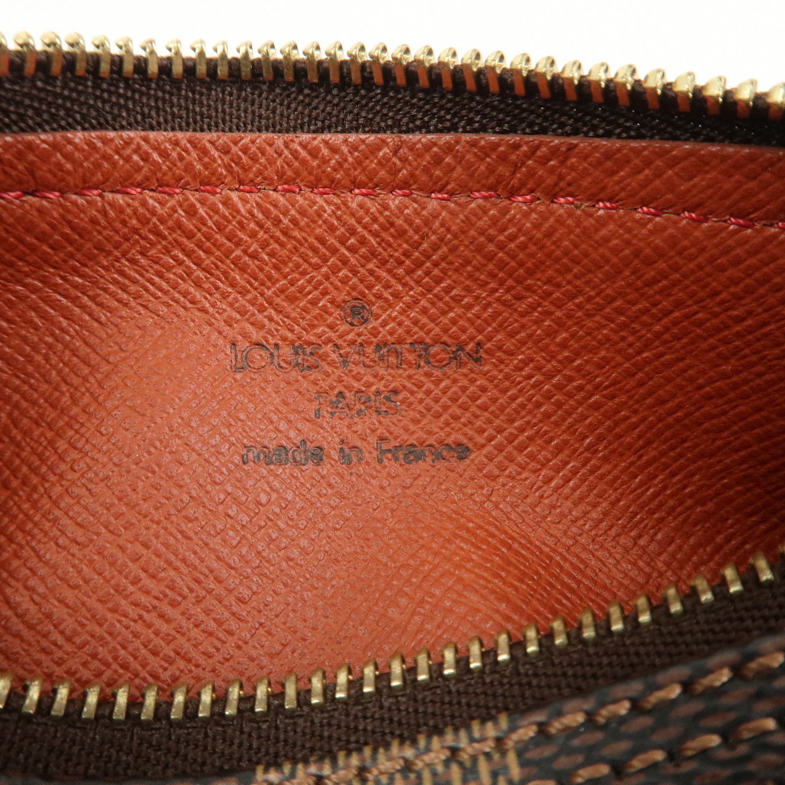 Louis Vuitton Damier Mini Pouch for Papillon Bag Brown