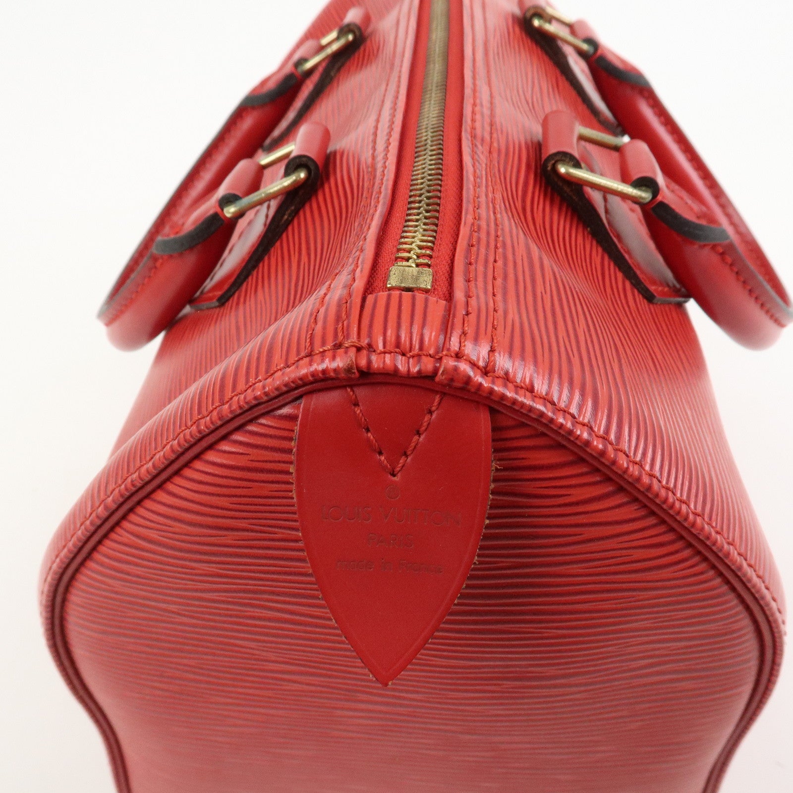 Louis Vuitton Epi Speedy 25 Hand Bag Castilian Red M43017