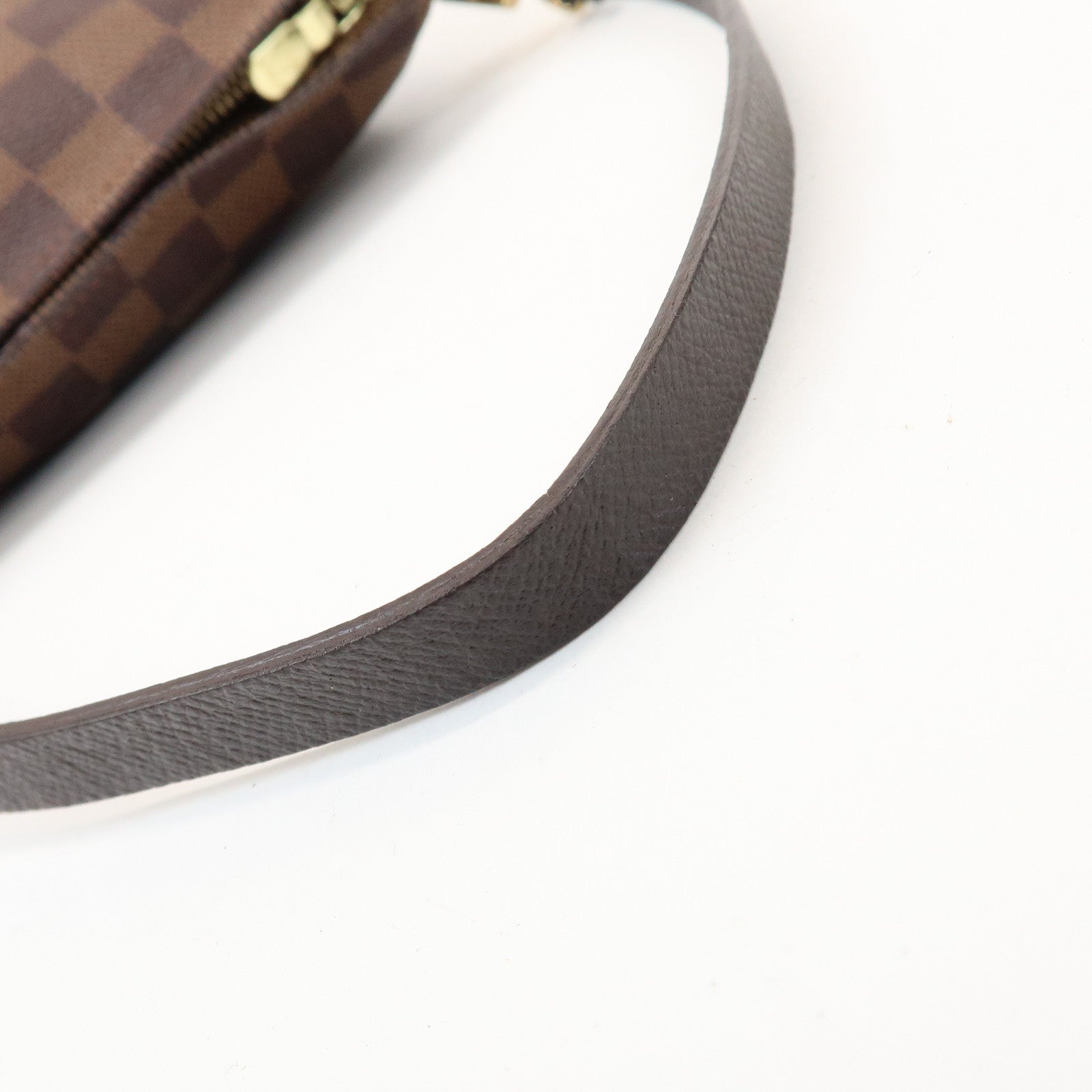 Louis Vuitton Damier Trousse Makeup Accessory Pouch Brown N51982