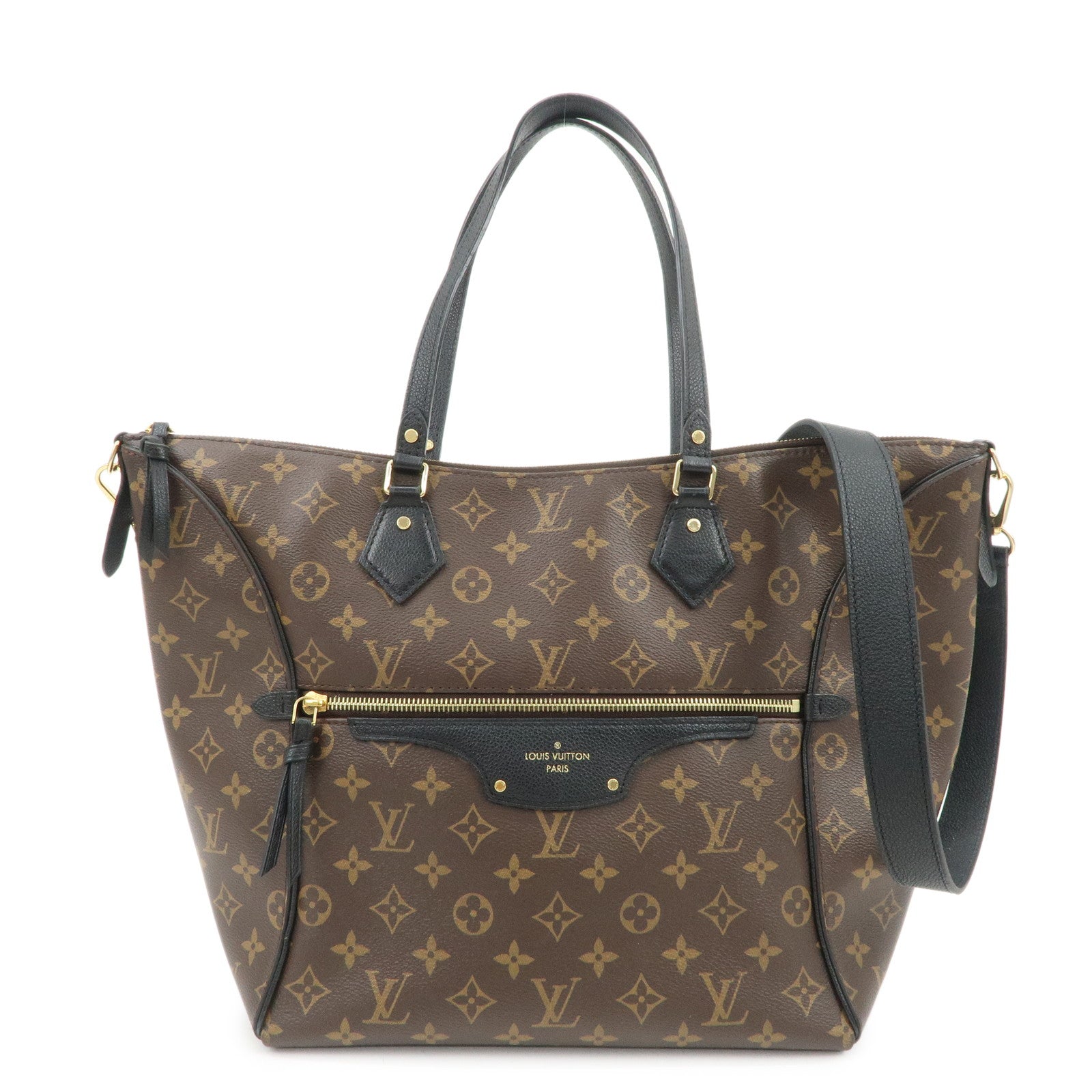 Louis Vuitton Monogram Tournelle 2WAY Bag Tote Bag Noir