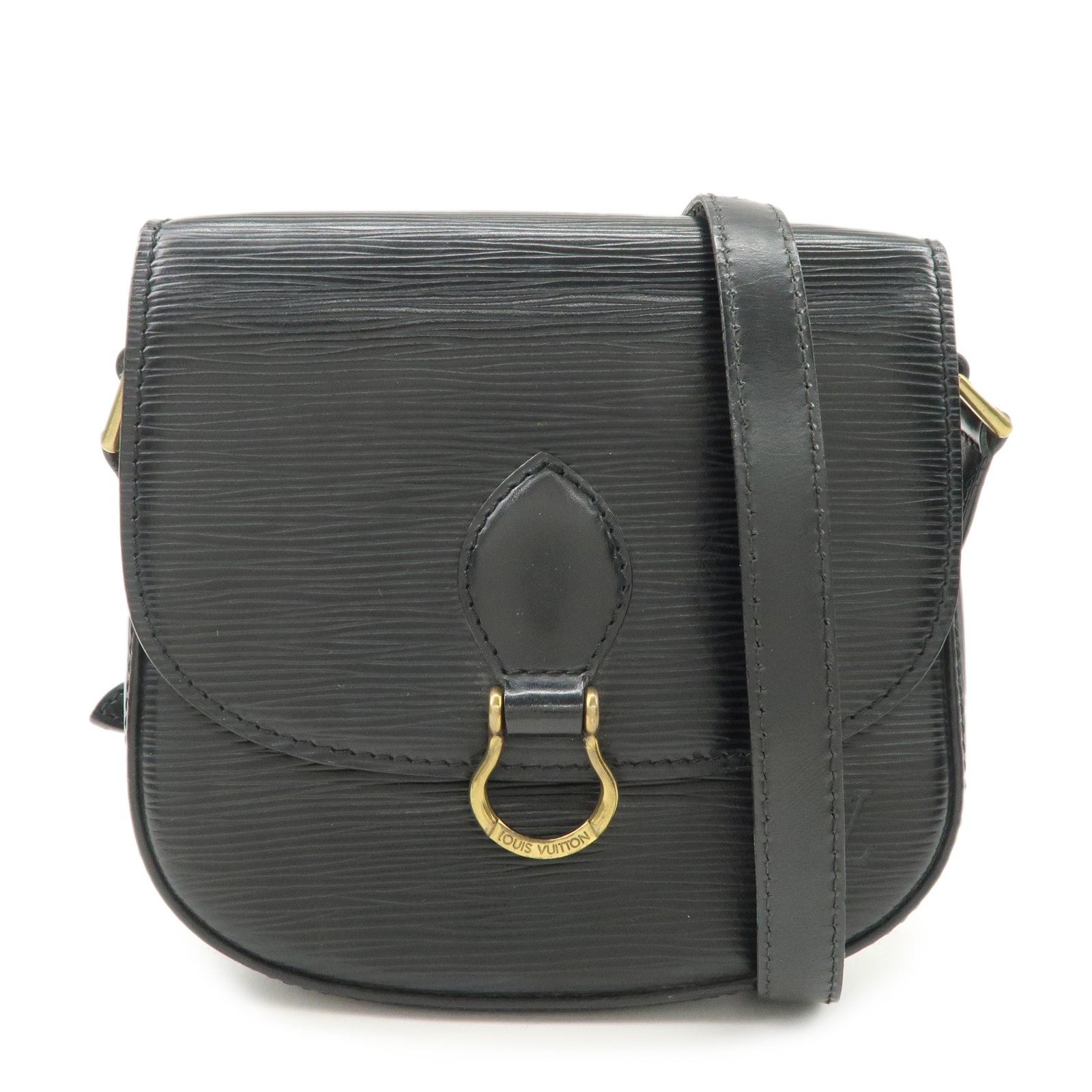 Louis Vuitton Epi Mini Saint Cloud Shoulder Bag Black M52212