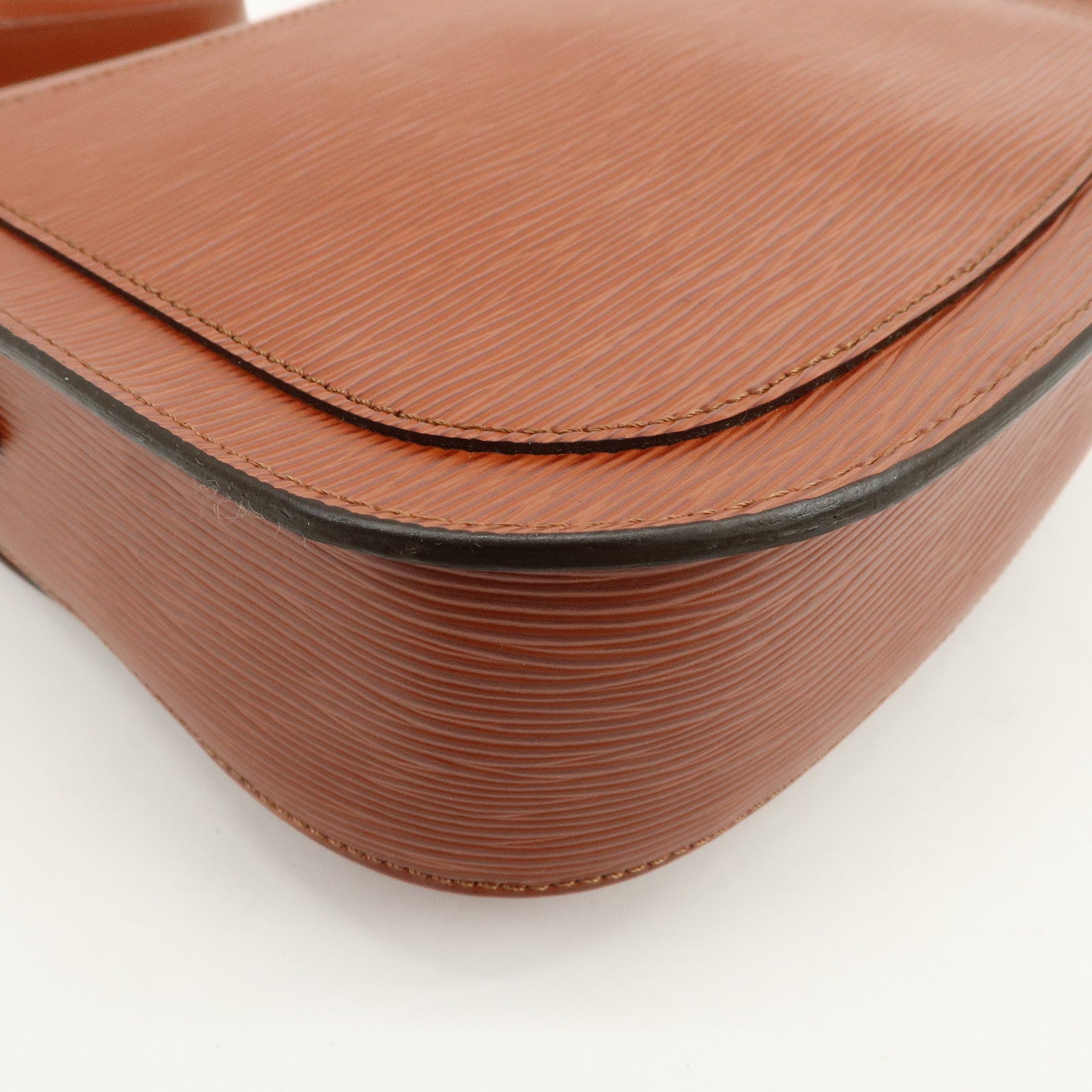 Louis Vuitton Epi Saint Cloud Shoulder Bag Kenya Brown M52193