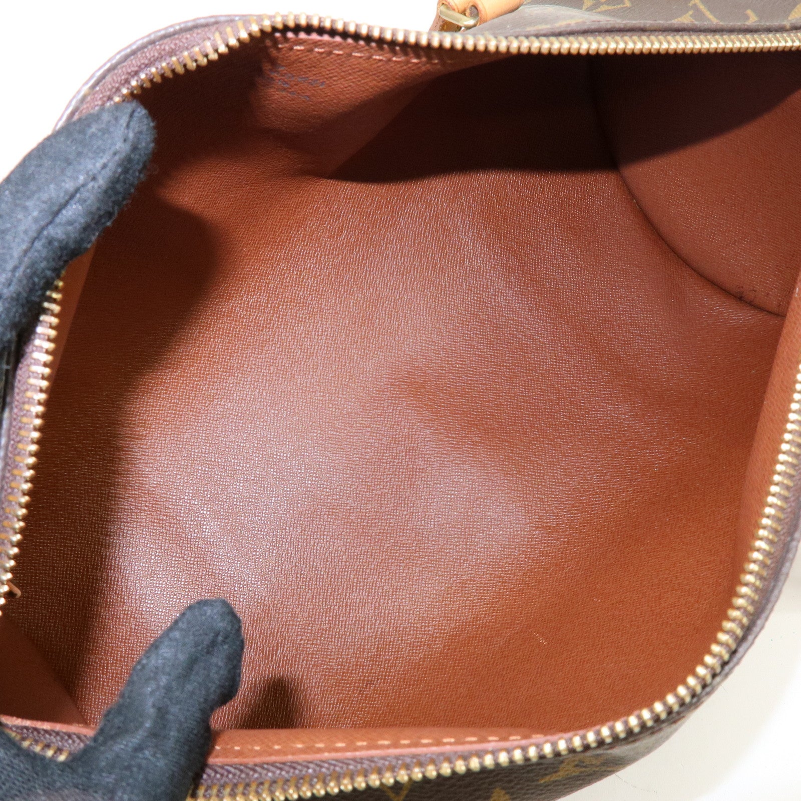 Louis Vuitton Monogram Papillon 30 Hand Bag Brown M51385
