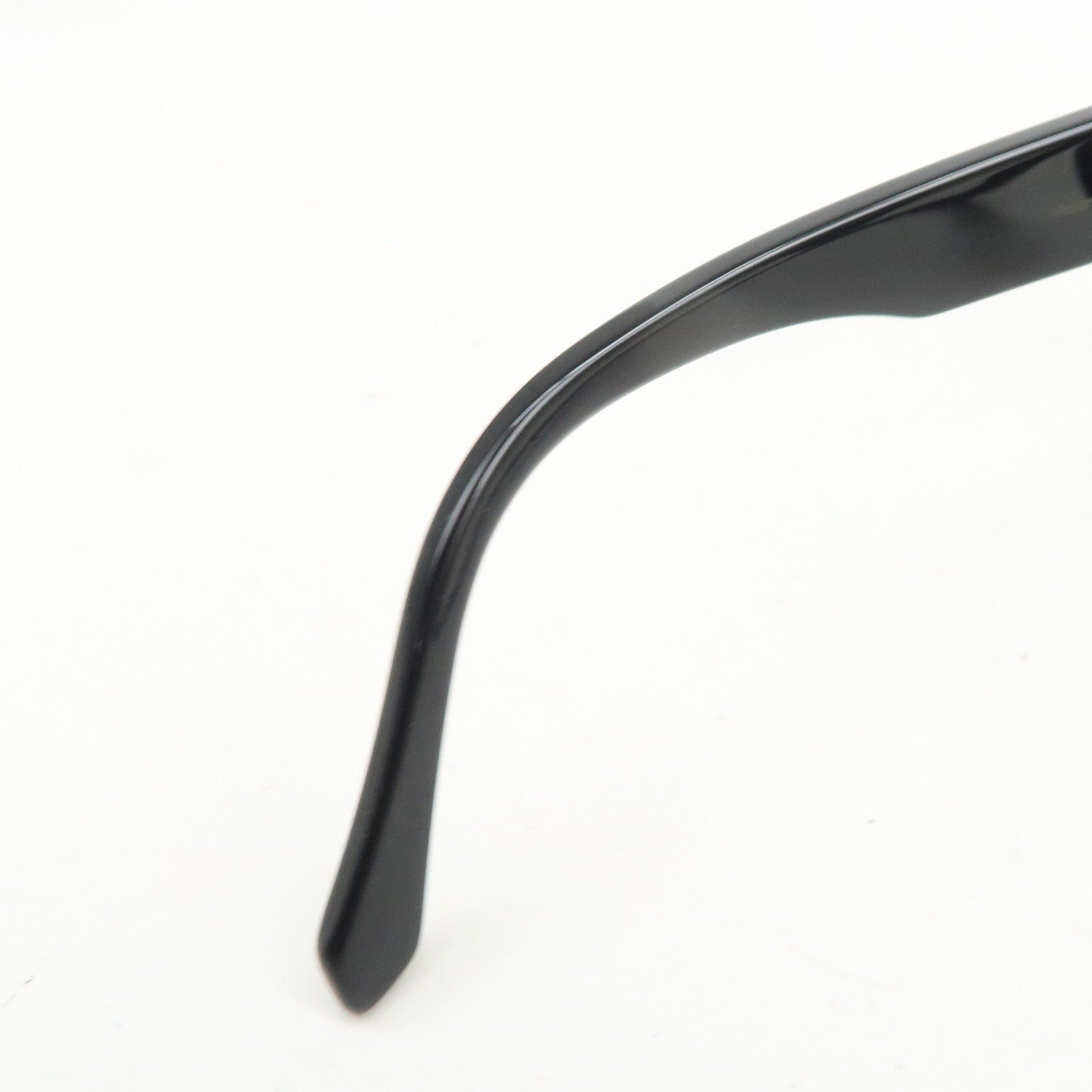 Louis Vuitton Plastic Fashion Glasses Black Frame 53□22 145
