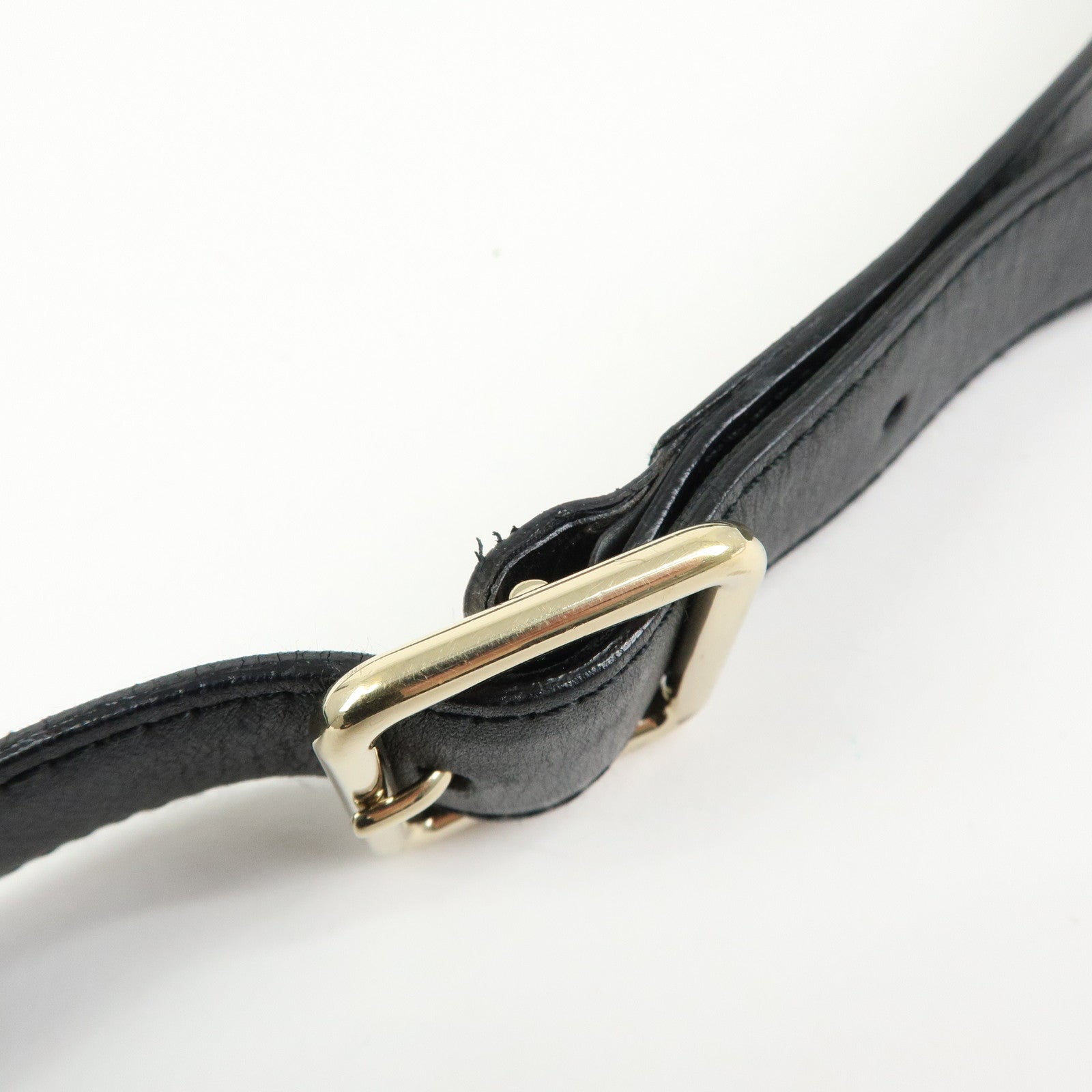 GUCCI Sherry Interlocking G GG Canvas Leather Shoulder Bag 131033