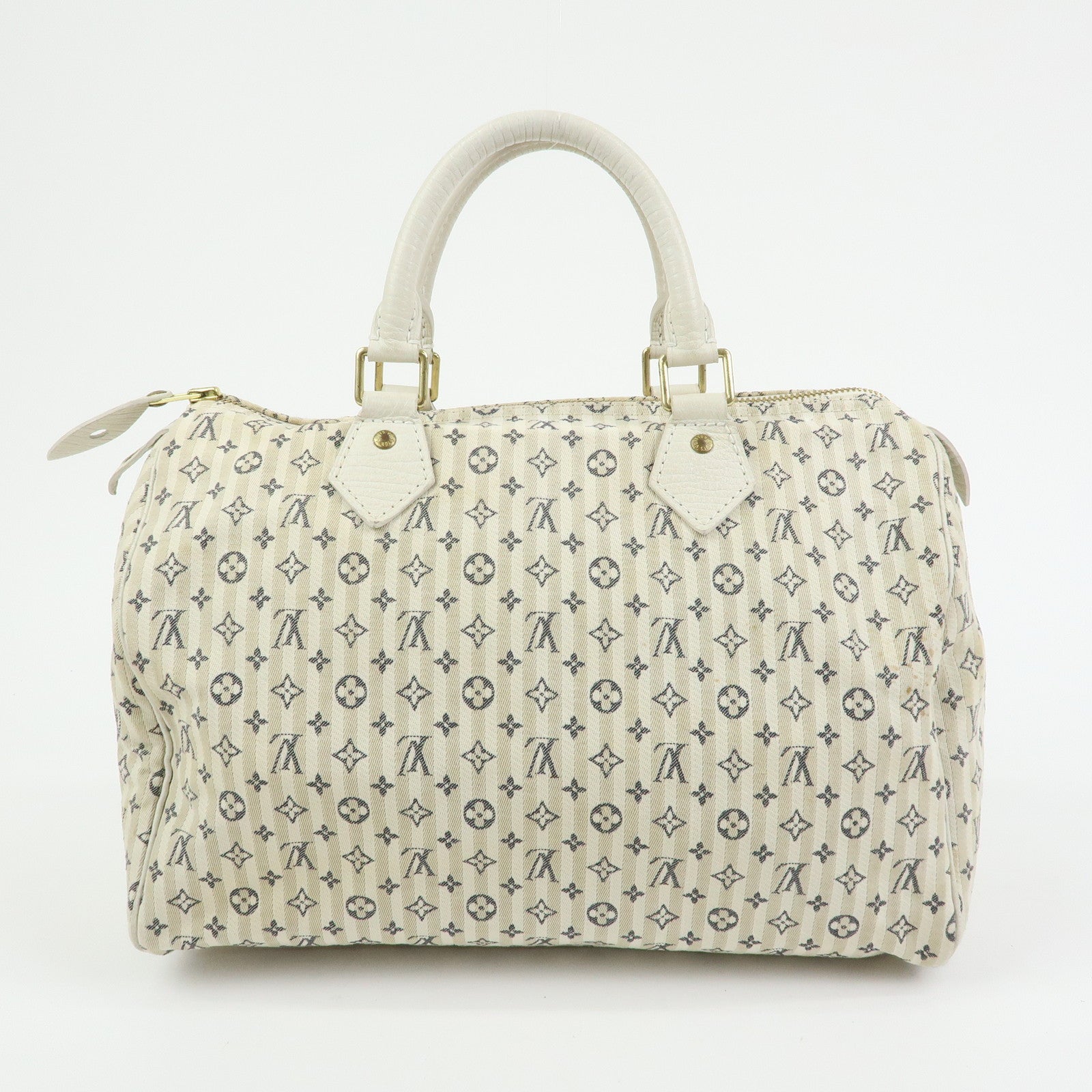 Louis Vuitton Monogram Mini Lin Croisette Speedy 30 Hand Bag M95500
