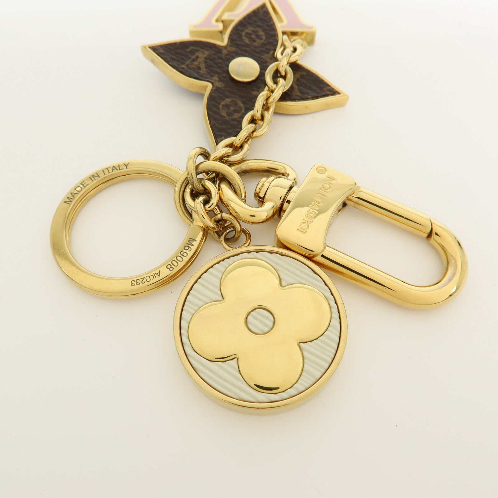 Louis Vuitton Porte Cles Spring Street Bag Charm Gold M69008